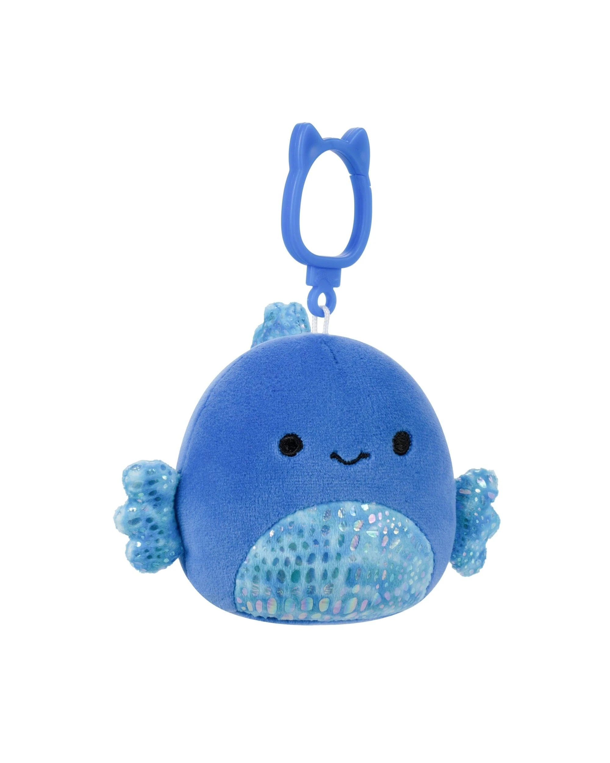 3 Squishmallows Kobester the Betta Fish 3.5 inch Clip-On Plush - Blue, 3 of 6
