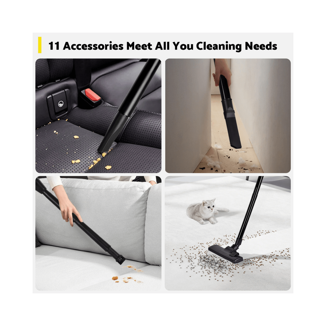 6 Advwin 4 In 1 Wet And Dry Vacuum Cleaner 18l 1000w Black For Pet Hair Dust Liquid, 6 of 7