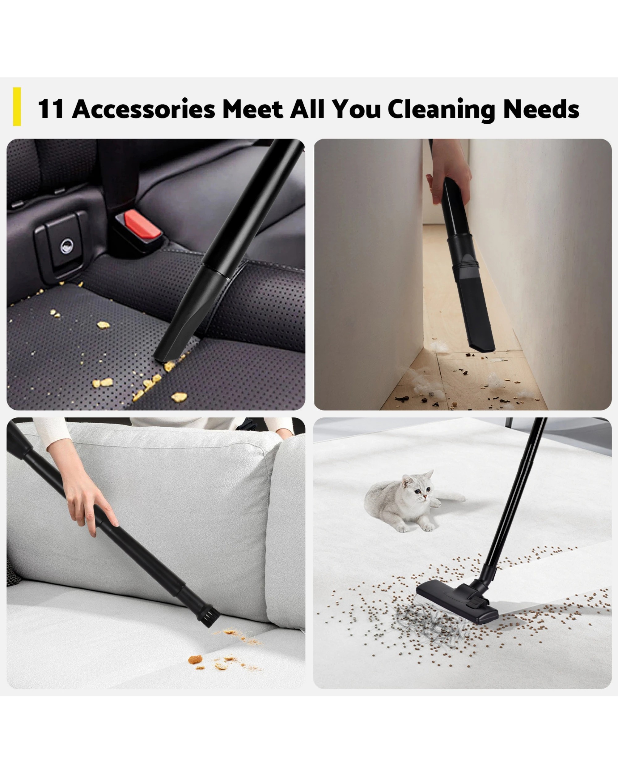 6 Advwin 4 In 1 Wet And Dry Vacuum Cleaner 18l 1000w Black For Pet Hair Dust Liquid, 6 of 7