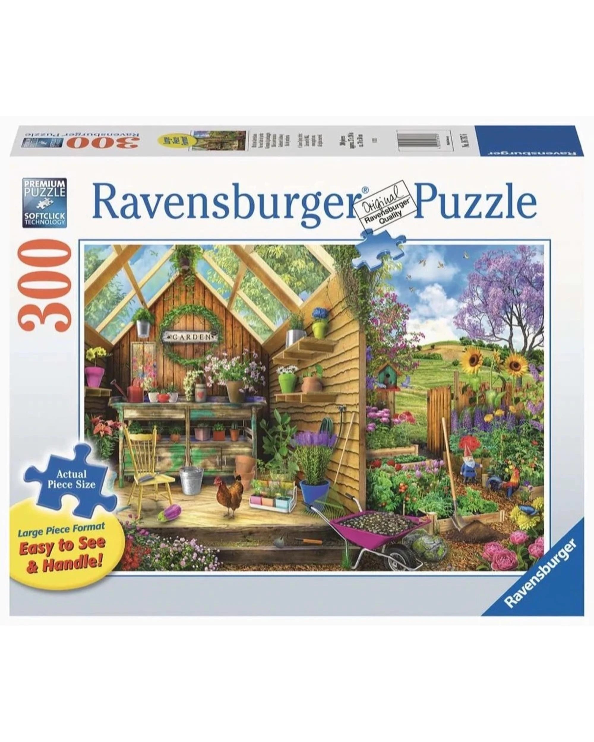 1 Ravensburger Gardeners Getaway Large Format 300 Piece Jigsaw Puzzle, 1 of 1