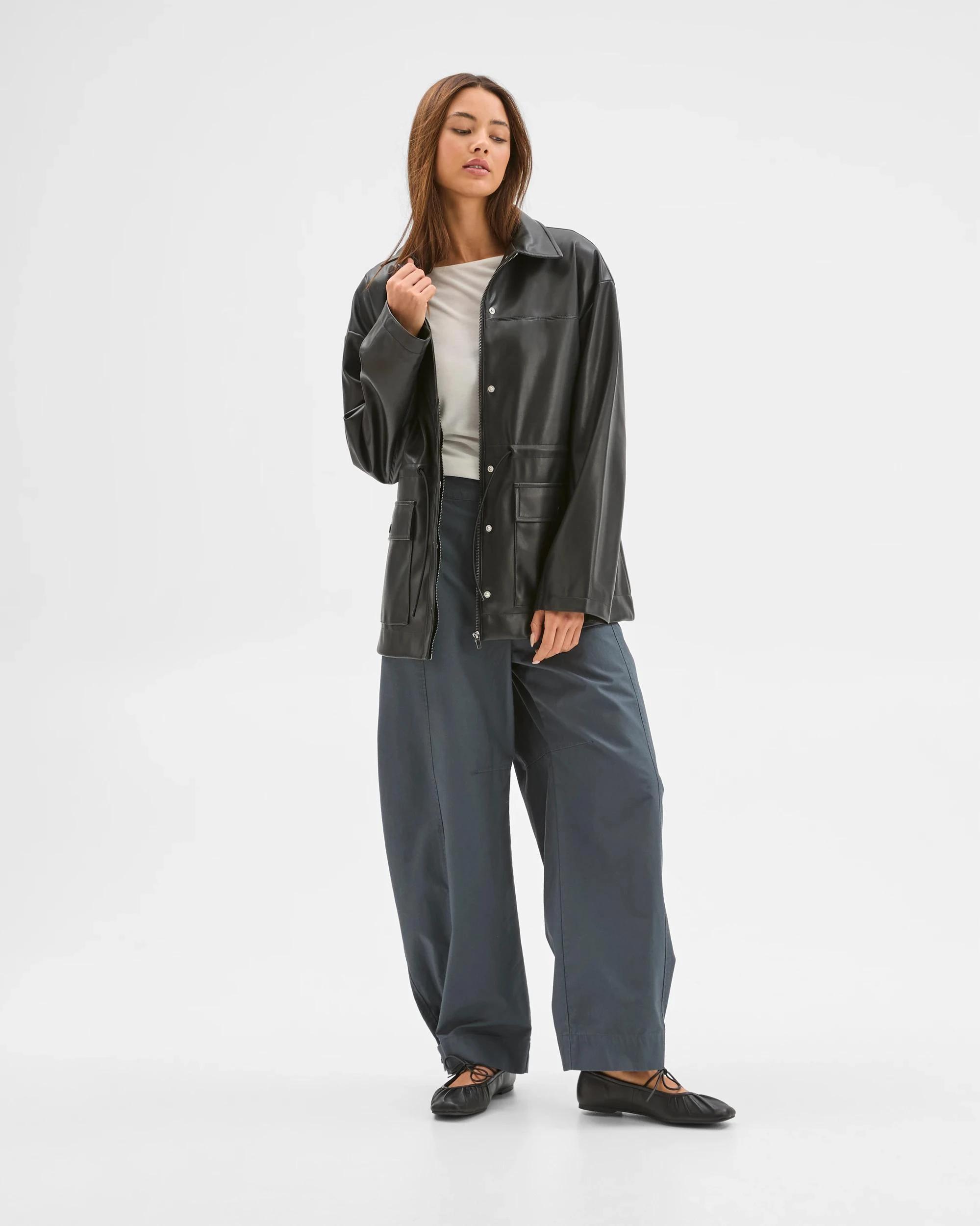 1 Lily Loves Cinched Jacket BLACK, 1 of 6