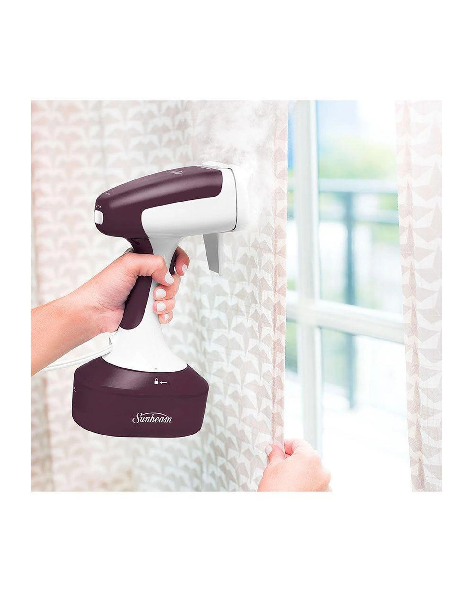 3 Sunbeam Powersteam Hand Held Garment Steamer - White, 3 of 6