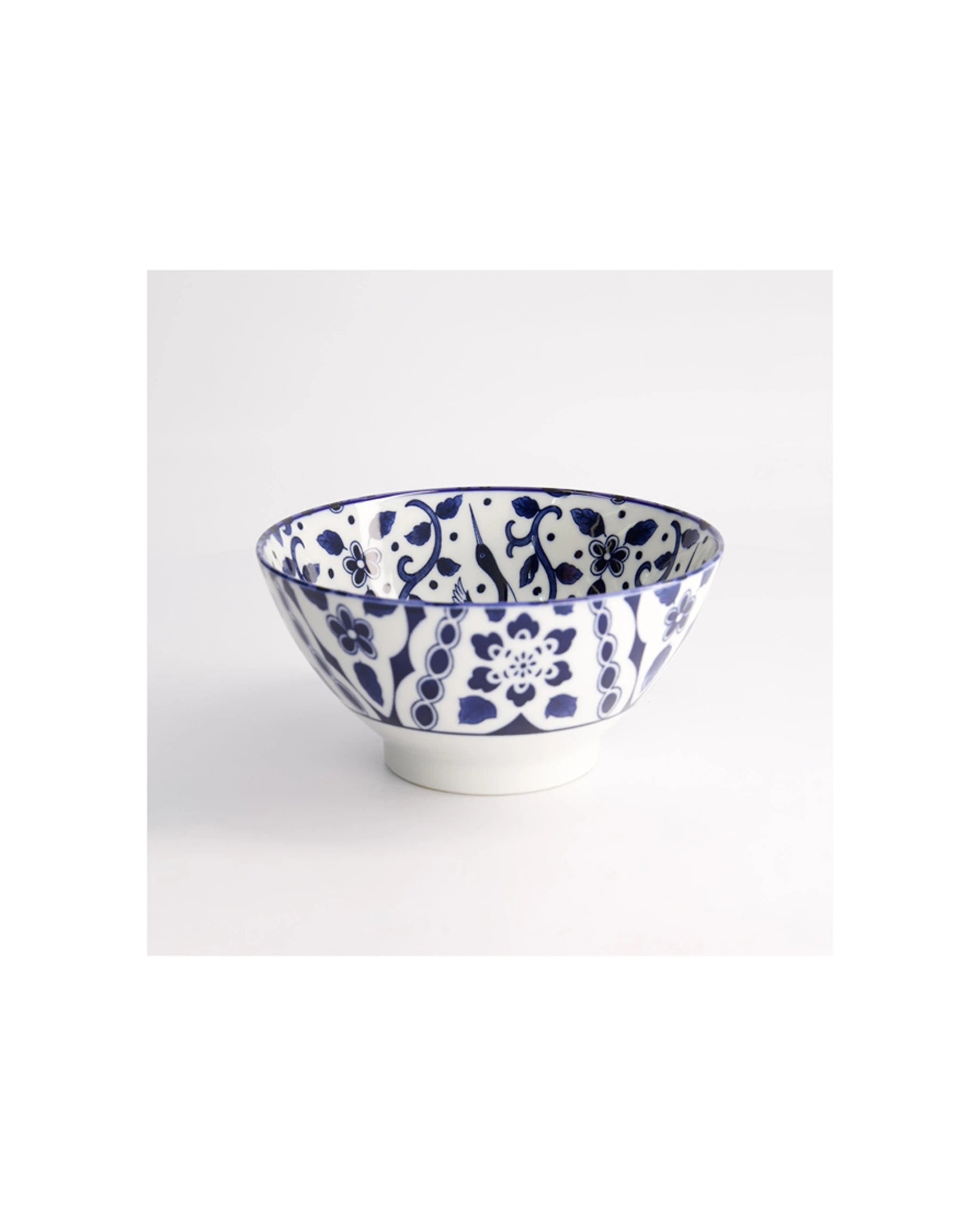 3 Tokyo Design Tokyo Maizuru Ramen Bowl 18x9cm Microwave Dishwasher Safe - Blue, 3 of 4