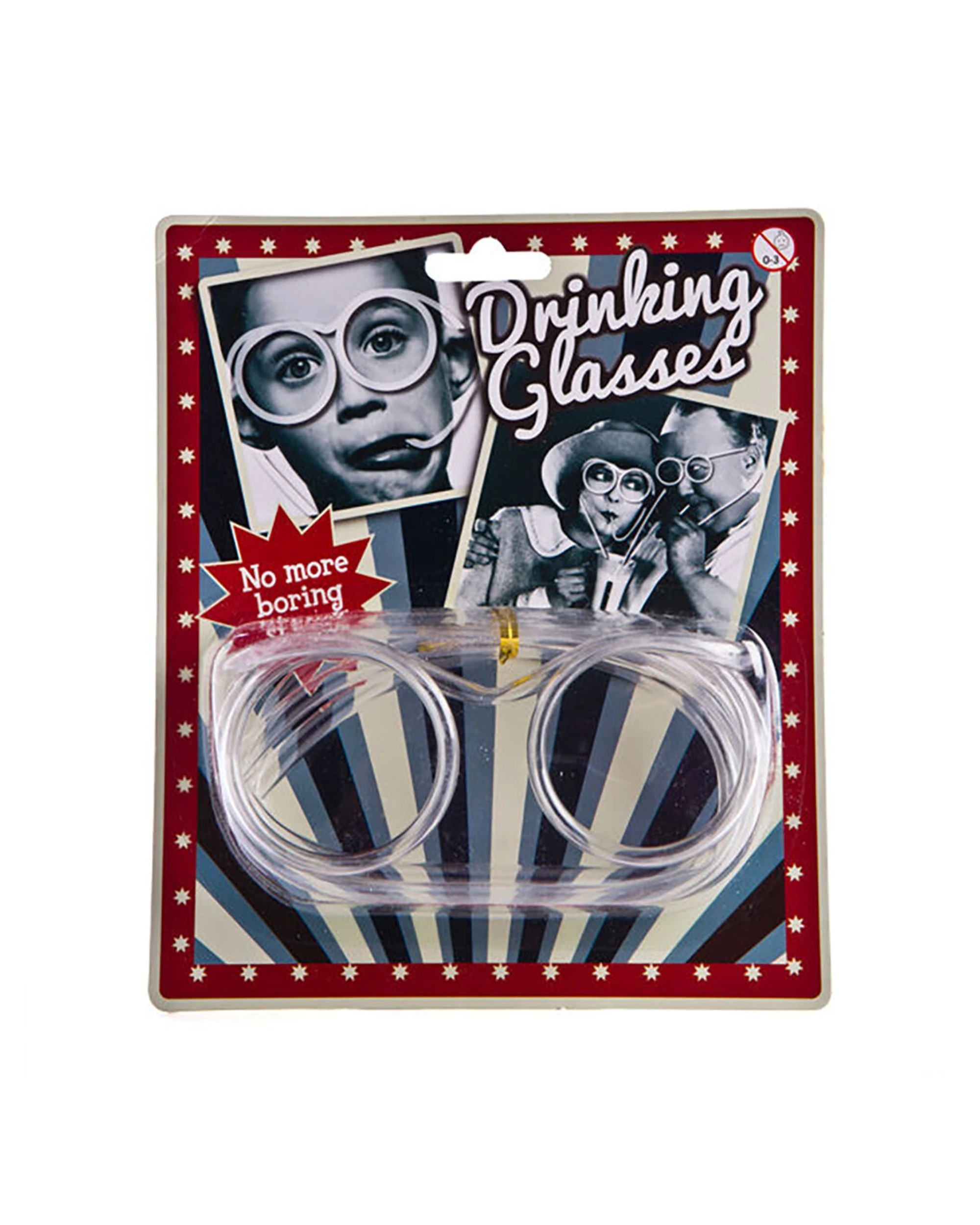 3 MDI Drinking Glasses Novelty Straw Party Head Accessory - Assorted, 3 of 5