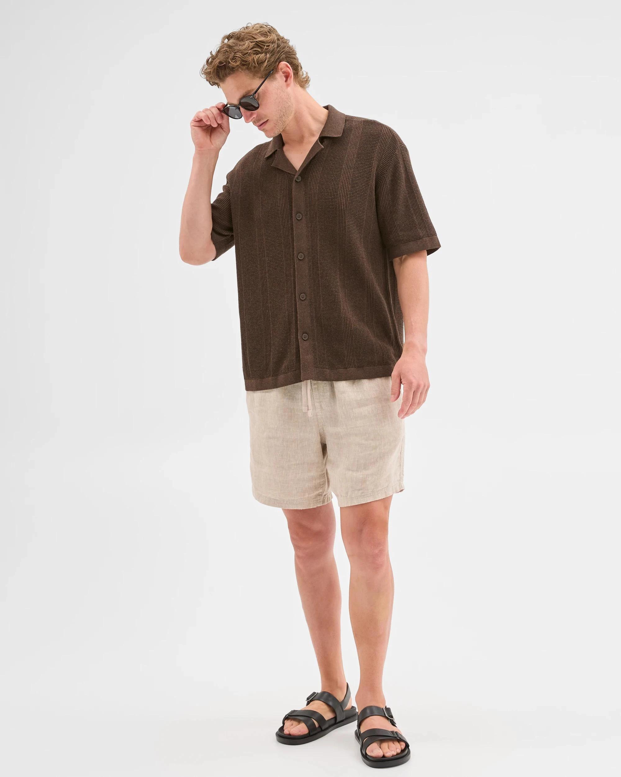 3 Target Australian Cotton Fashion Knit Shirt CHOCOLATE, 3 of 7