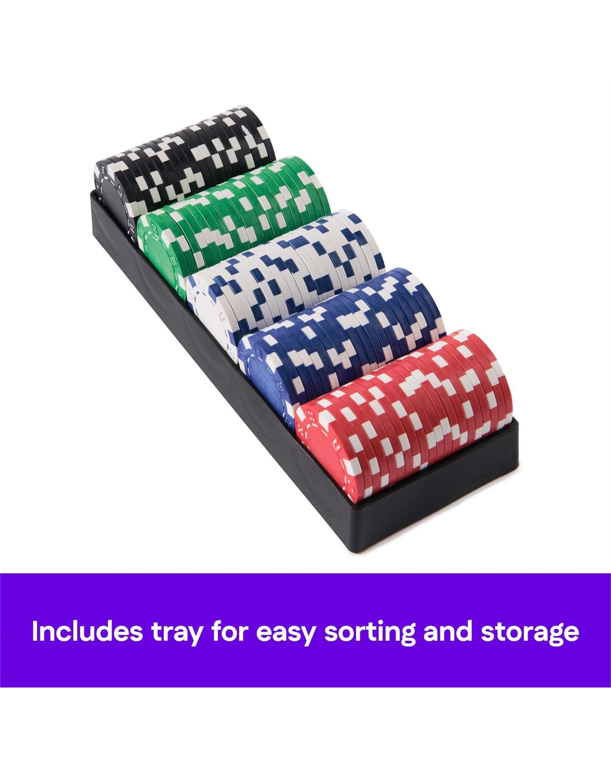 3 Cardinal Classics 100 Piece 11.5GM Poker Chips, 3 of 6