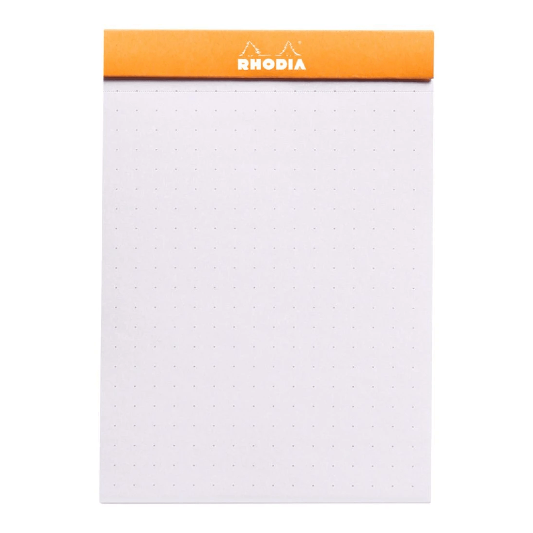 2 Rhodia No. 12 85 x 120mm Dot Grid Pad Orange Sheets, 2 of 4