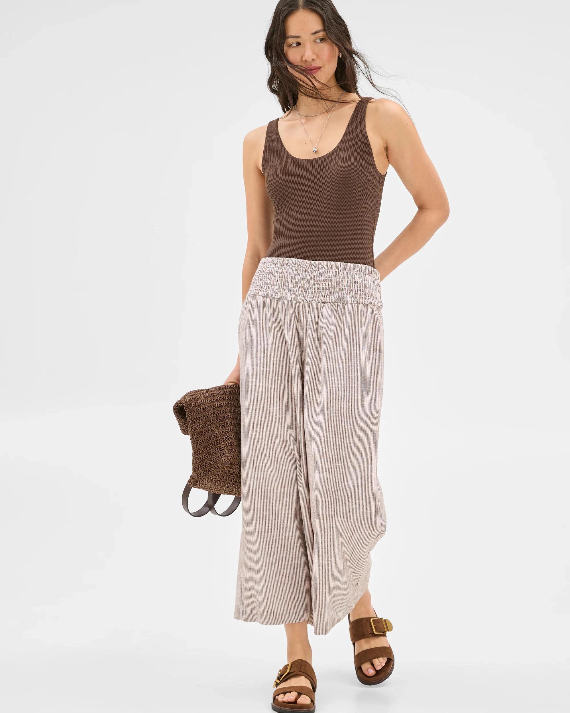 3 Target Resort Stripe Culotte Pants NEUTRAL STRIPE, 3 of 8