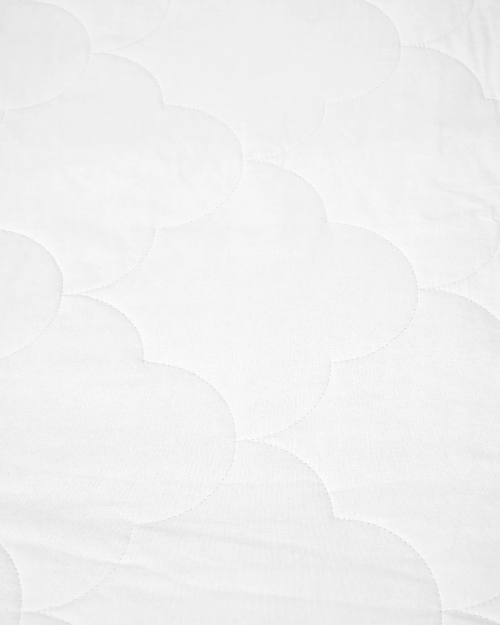 3 Low Warmth Summer Cotton Quilt - Queen Bed, White, 3 of 4