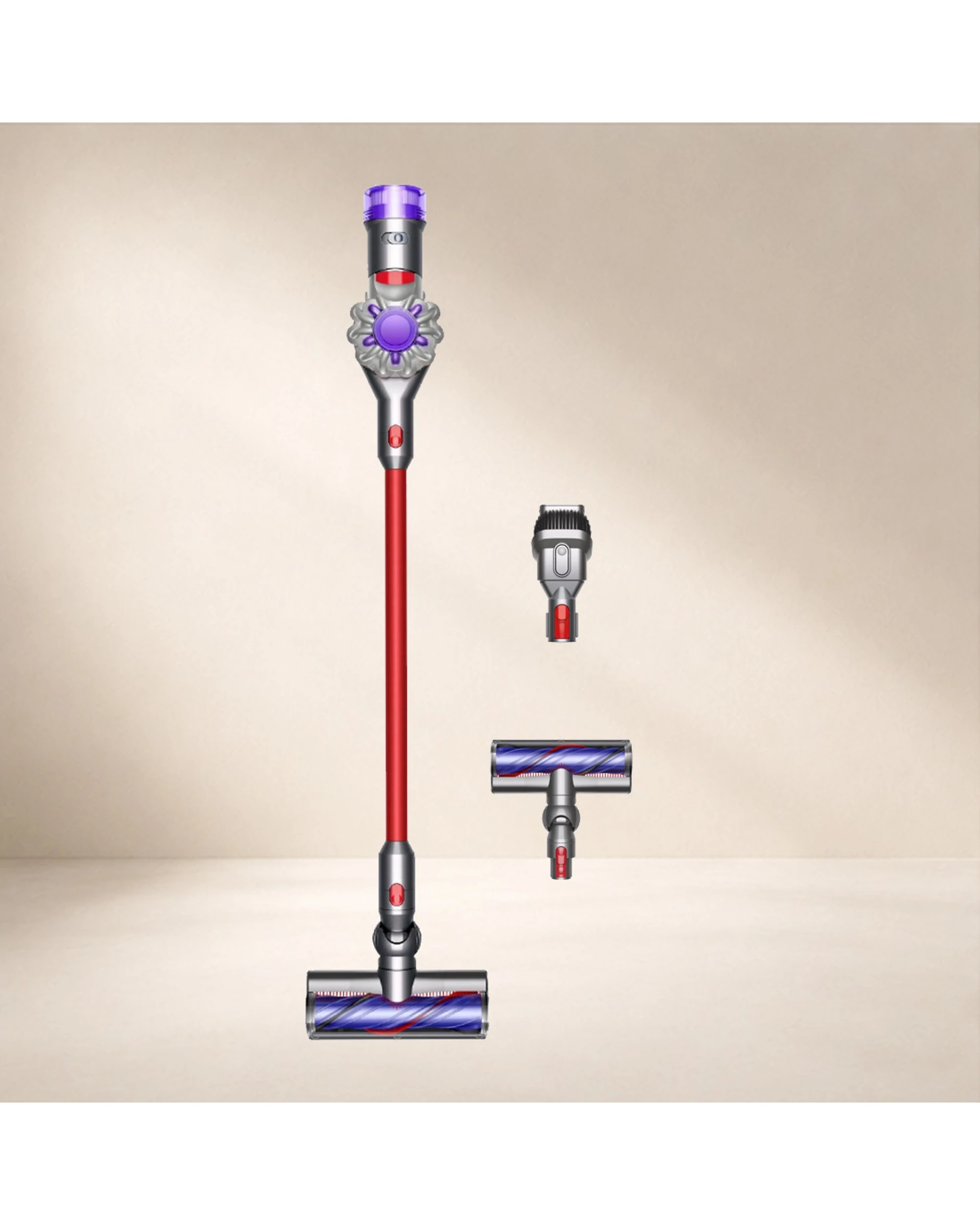 1 Dyson V8 Origin Stick Vacuum 447949-01 - Red, 1 of 1