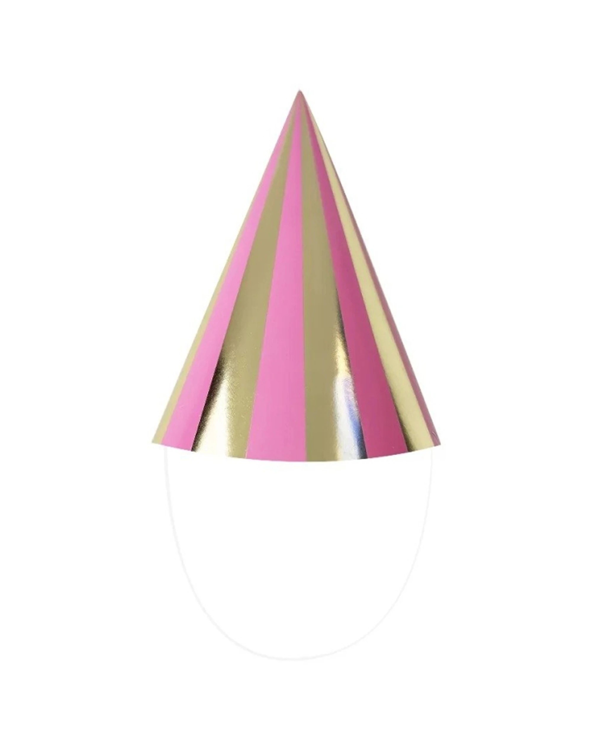 2 Party Maker 6pc Gingham Paper Cone Hat Attire Accessory - Multi, 2 of 2