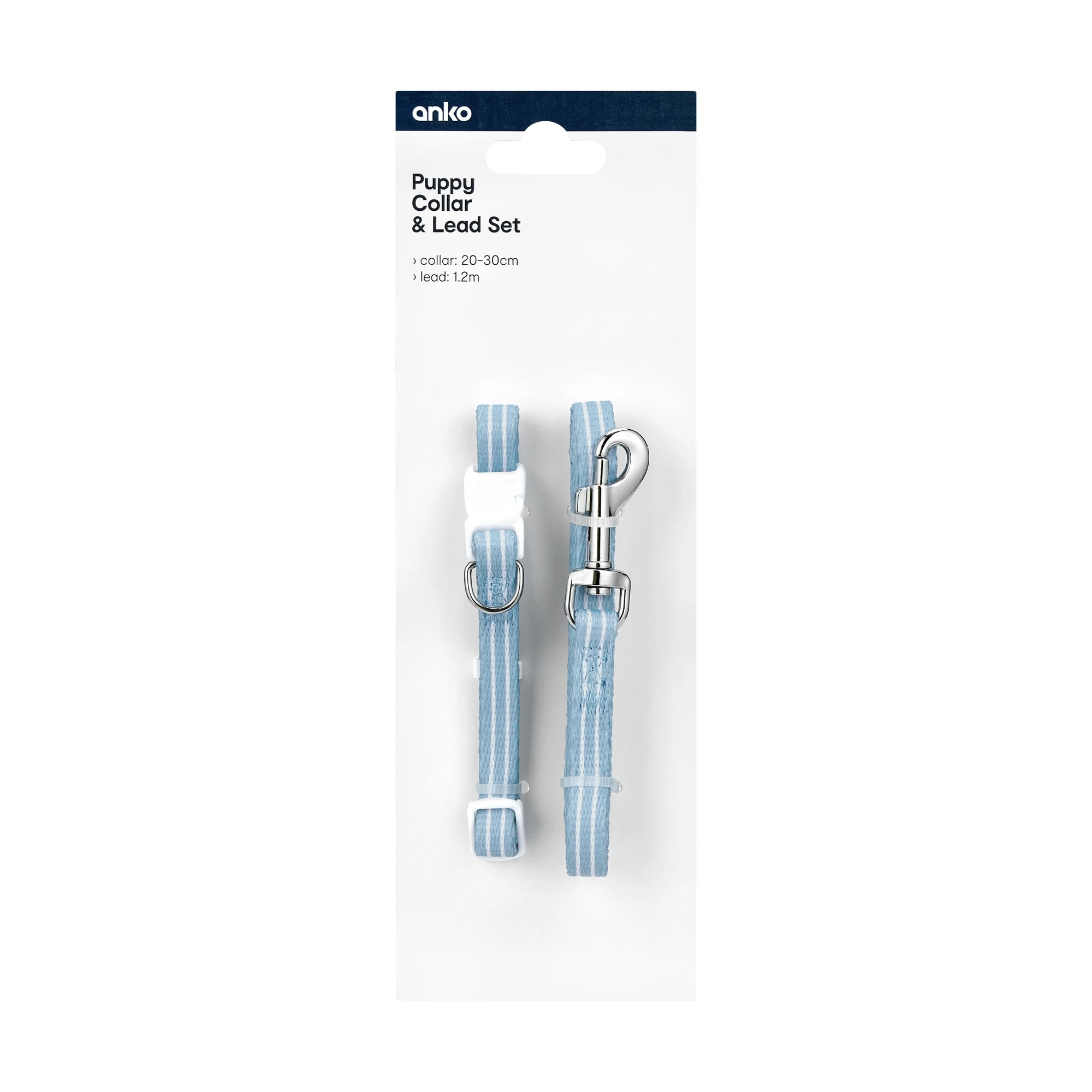 5 Puppy Collar & Lead - Blue, 5 of 5