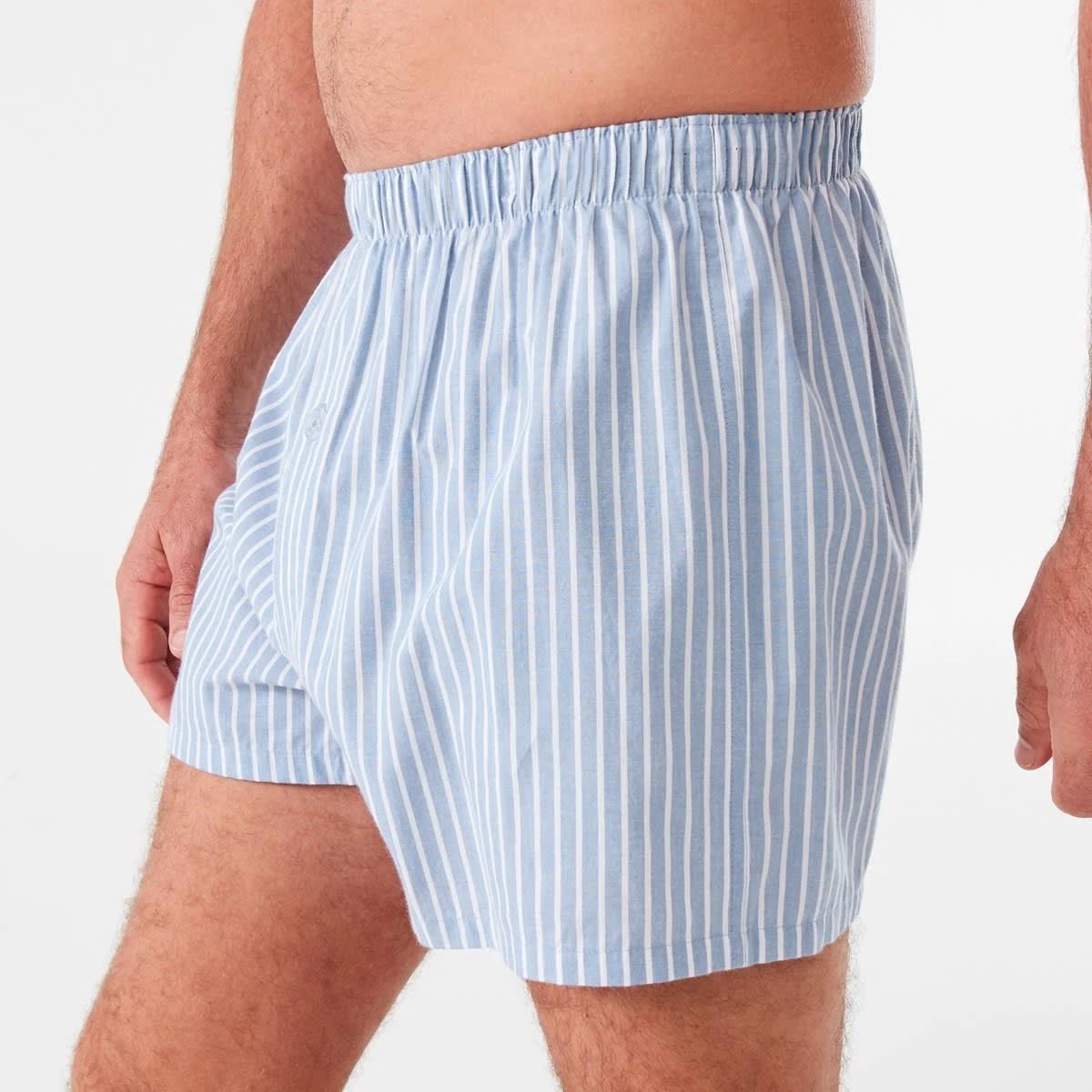5 3 Pack Alpha Classic Woven Boxers SHAVE STRIPE, 5 of 7
