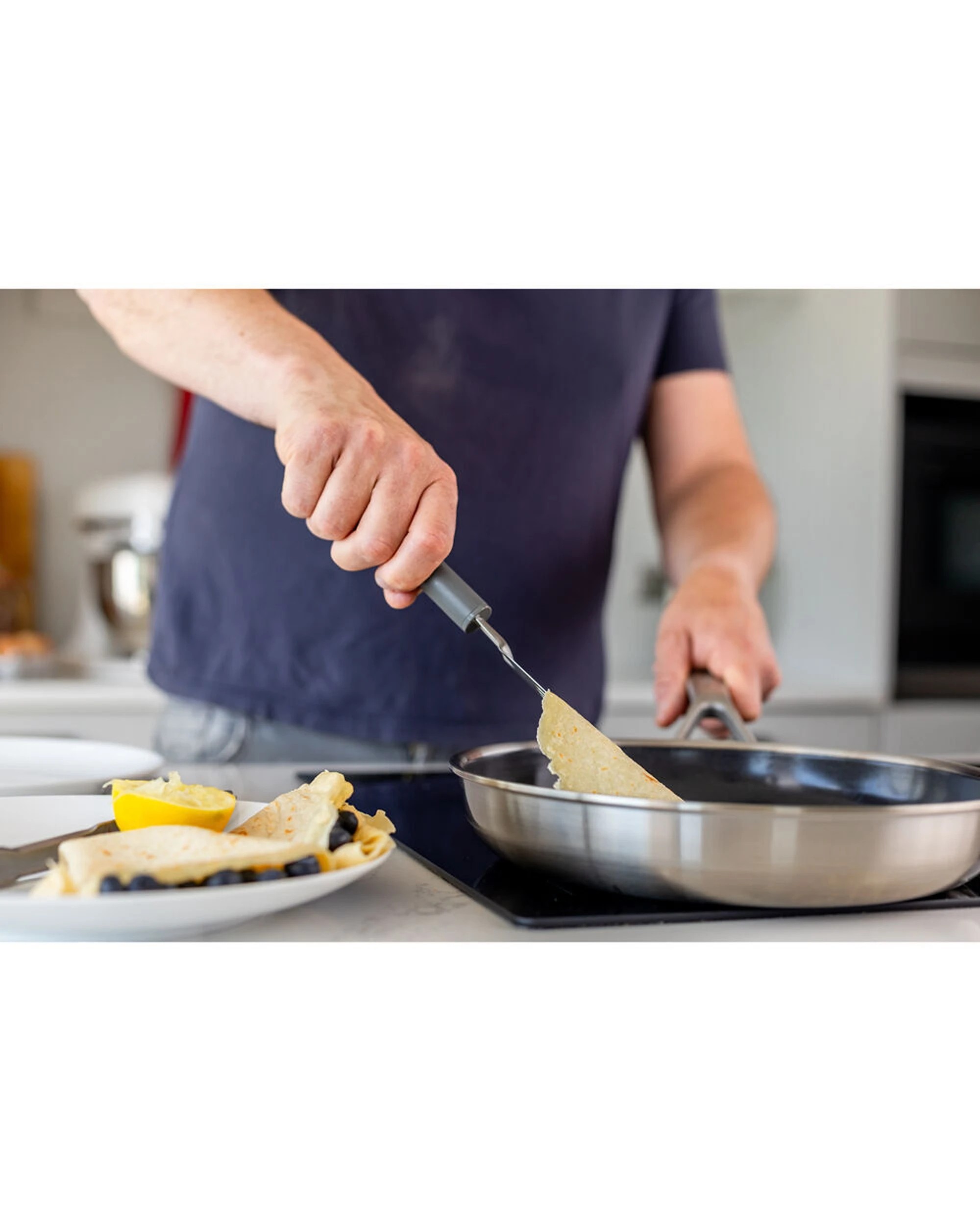 6 KitchenAid Classic Metal Flexible Turner 2PK Resistant Ergonomic Handle - Charcoal, 6 of 6