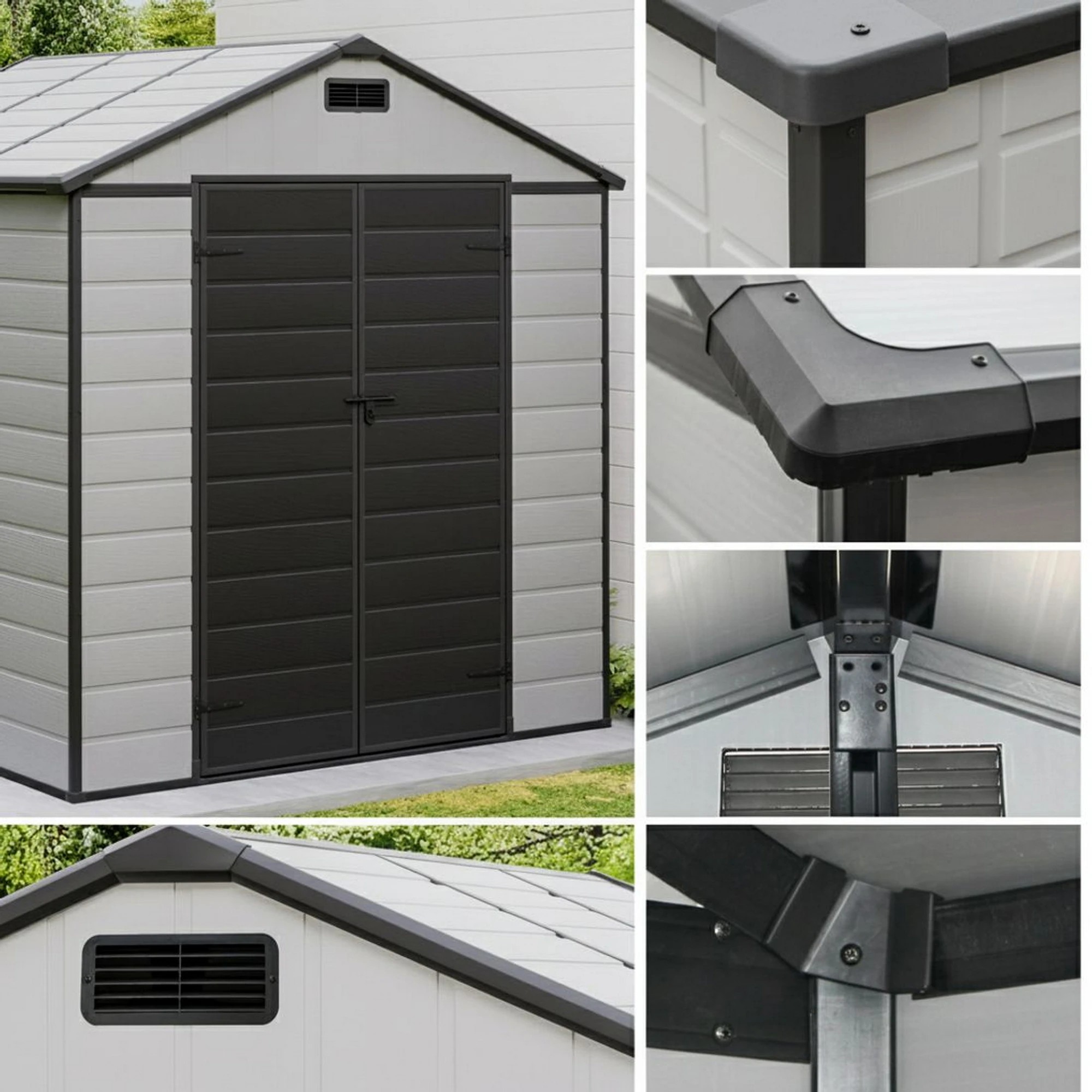 8 Giantz Garden Shed Sheds Outdoor Storage Tool Workshop House Shelter - Multi, 8 of 8