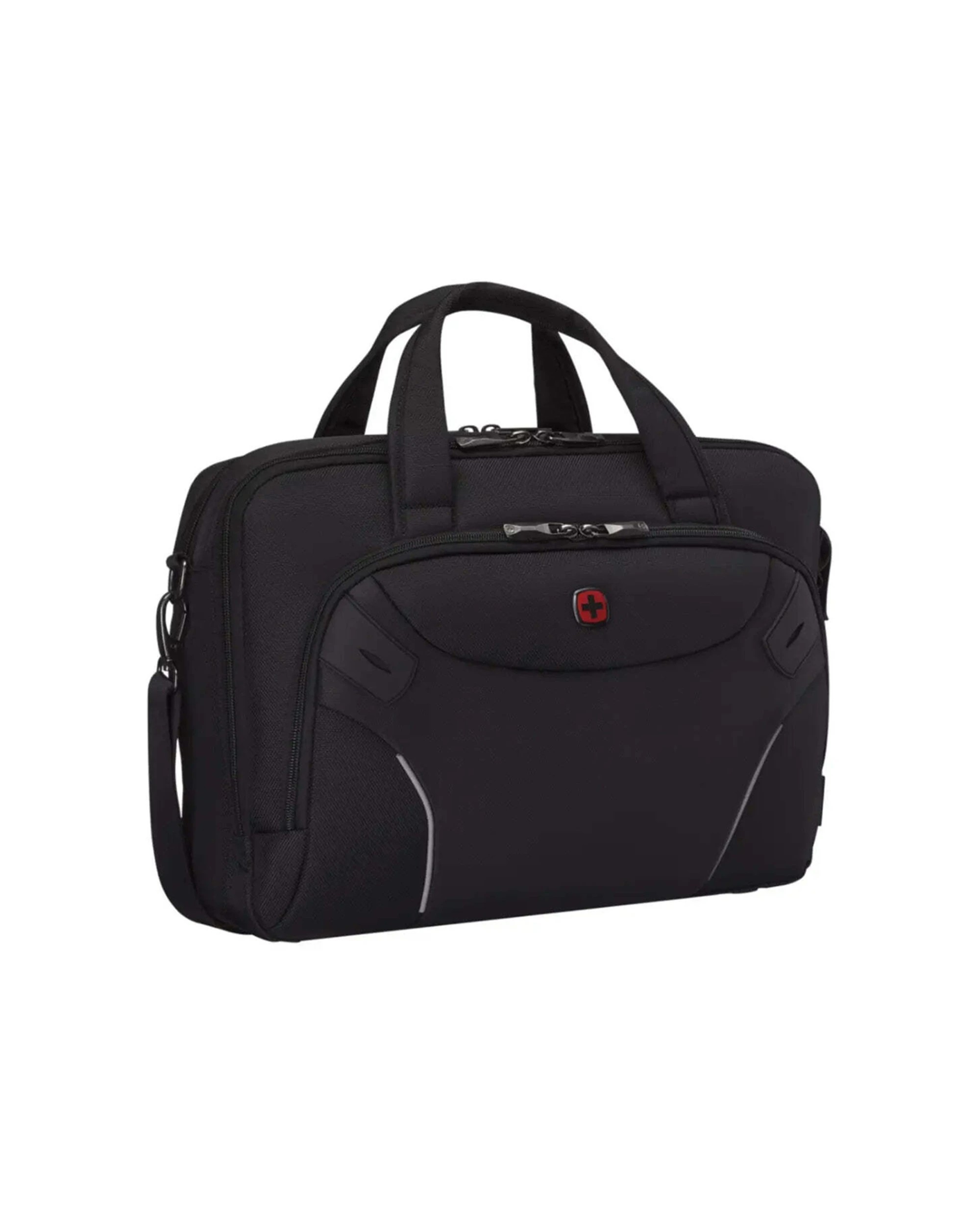 3 Wenger Icons Meteor 14-16in Laptop Brief with Tablet Pocket Triple Protect SmartOrg 22L - Black, 3 of 7