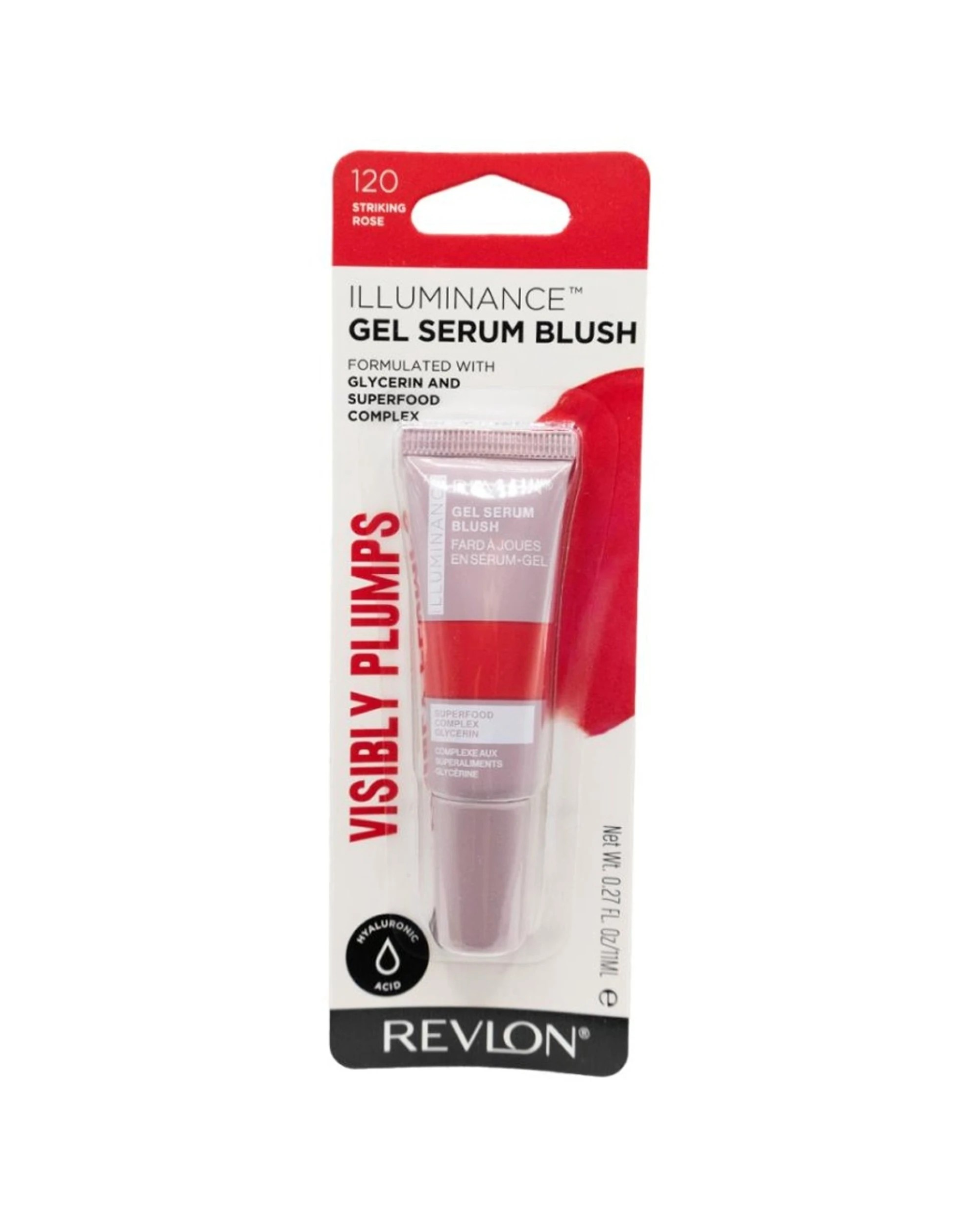 2 Revlon 4PK Gel Serum Blush Illuminance Striking Rose 120 Carded 11ml - Multi, 2 of 4