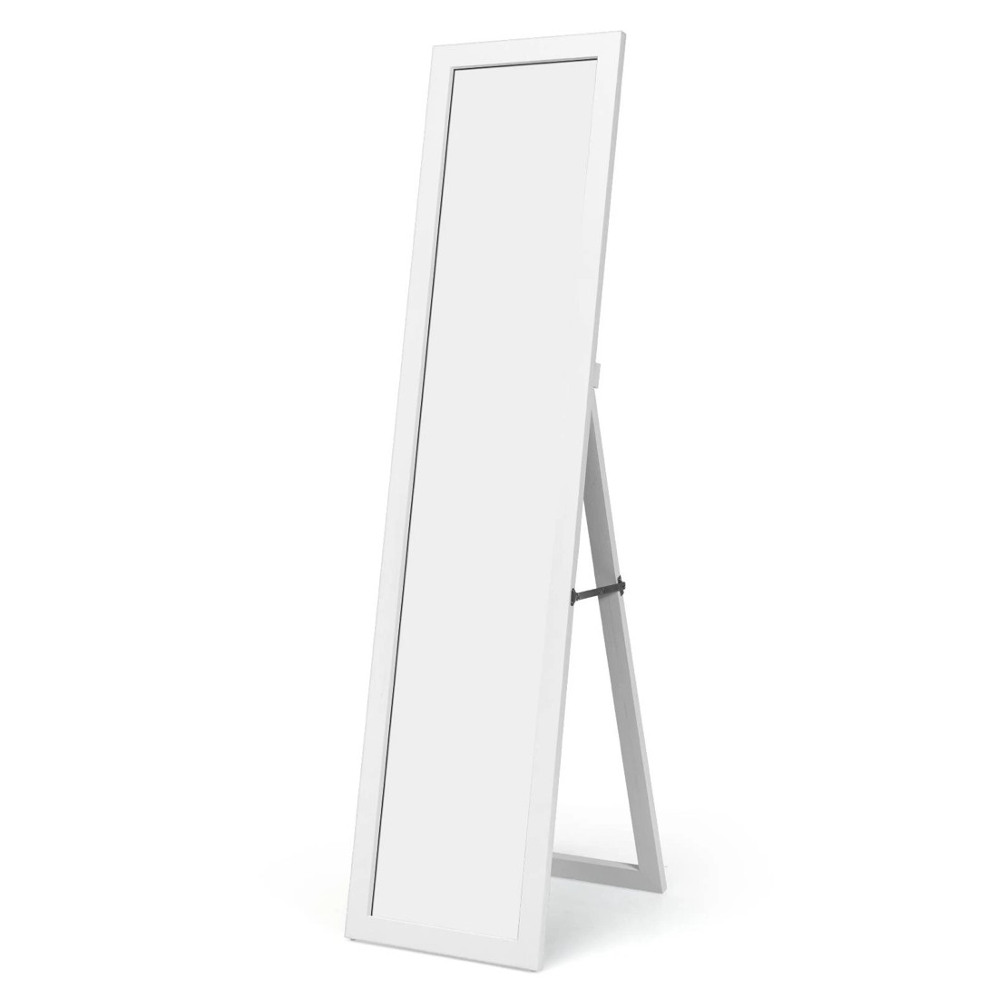 1 Costway 2-in-1 Full Length Mirror 155 x 37cm Wall Mounted Mirror w/Stand, 1 of 3