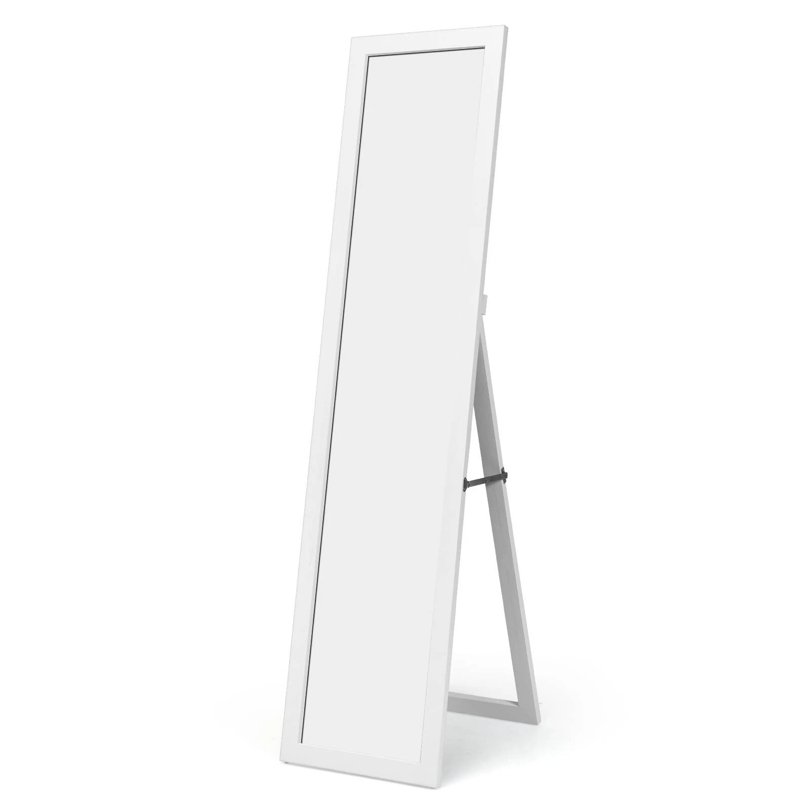 1 Costway 2-in-1 Full Length Mirror 155 x 37cm Wall Mounted Mirror w/Stand, 1 of 3