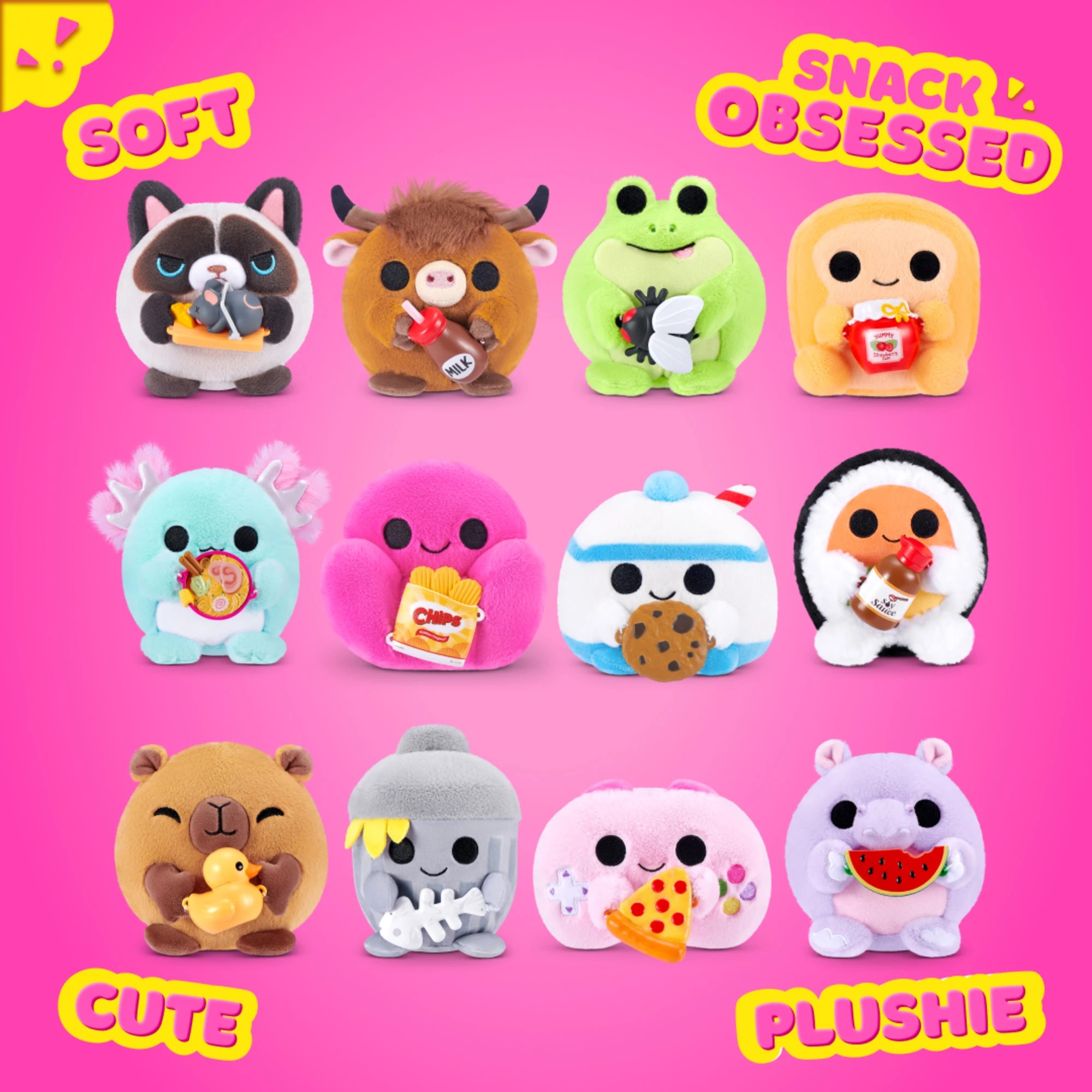 9 ZURU 12cm Snackles Core Series 2 Plush Capsule - Assorted, 9 of 10