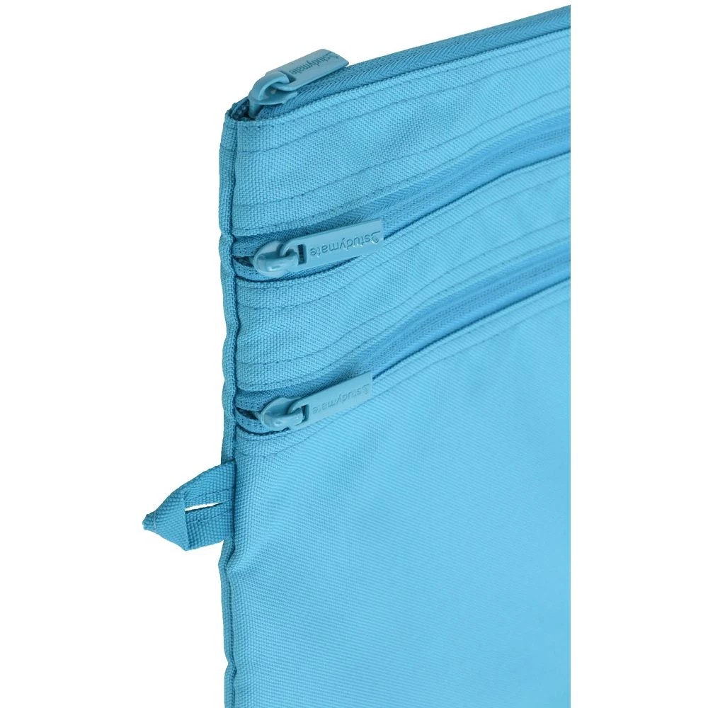 4 Studymate Triple Zip Pencil Case Blue, 4 of 4
