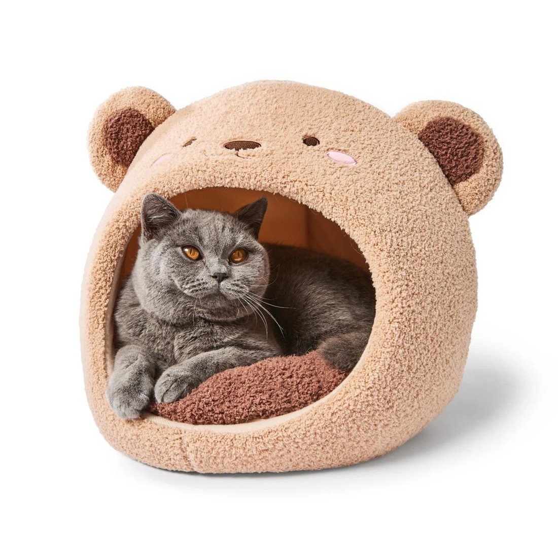 1 Cat Teddy Cave, 1 of 9