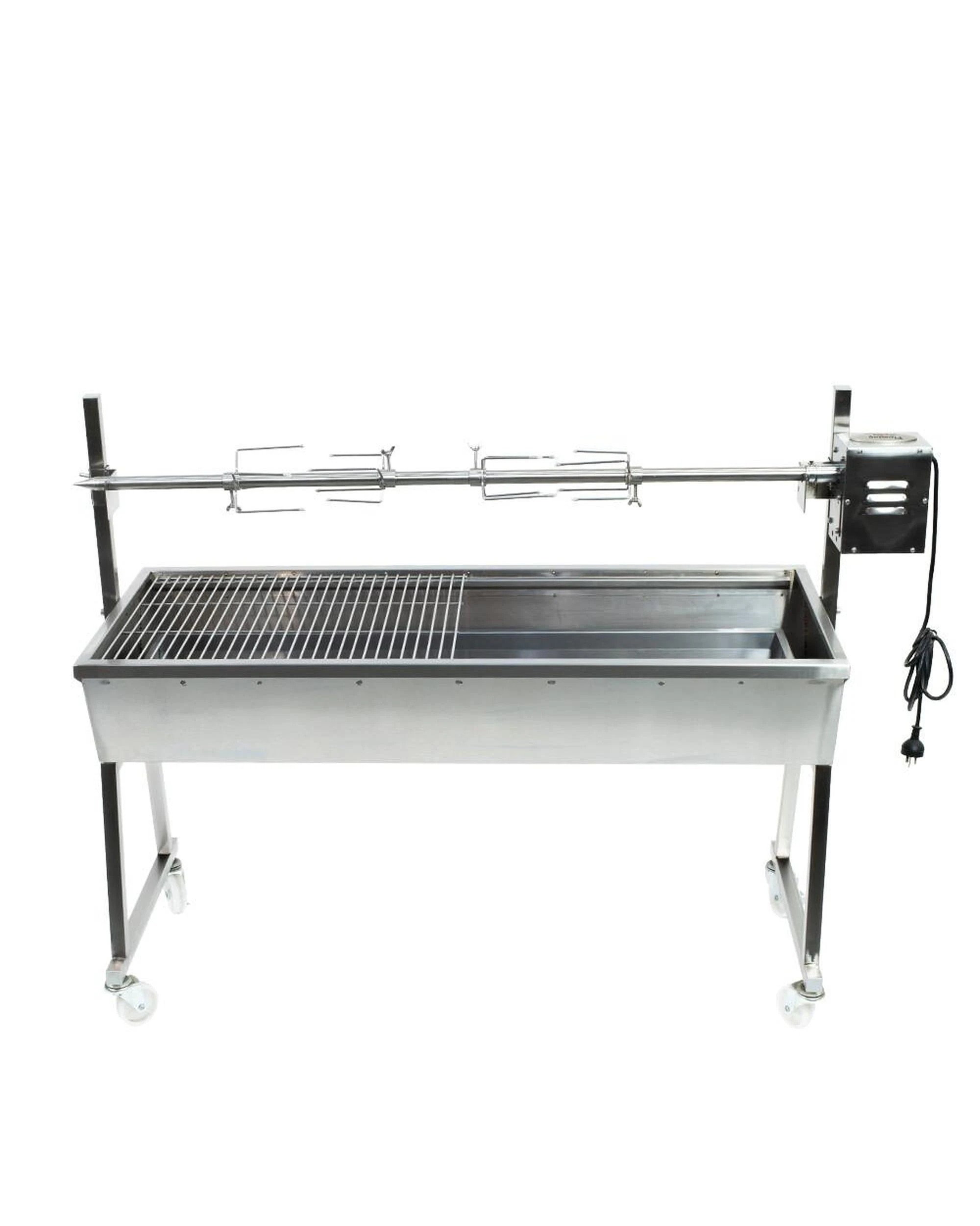1 Flaming Coals The Master 1200 Stainless Steel Spit Roaster Pro Bundle, 1 of 10