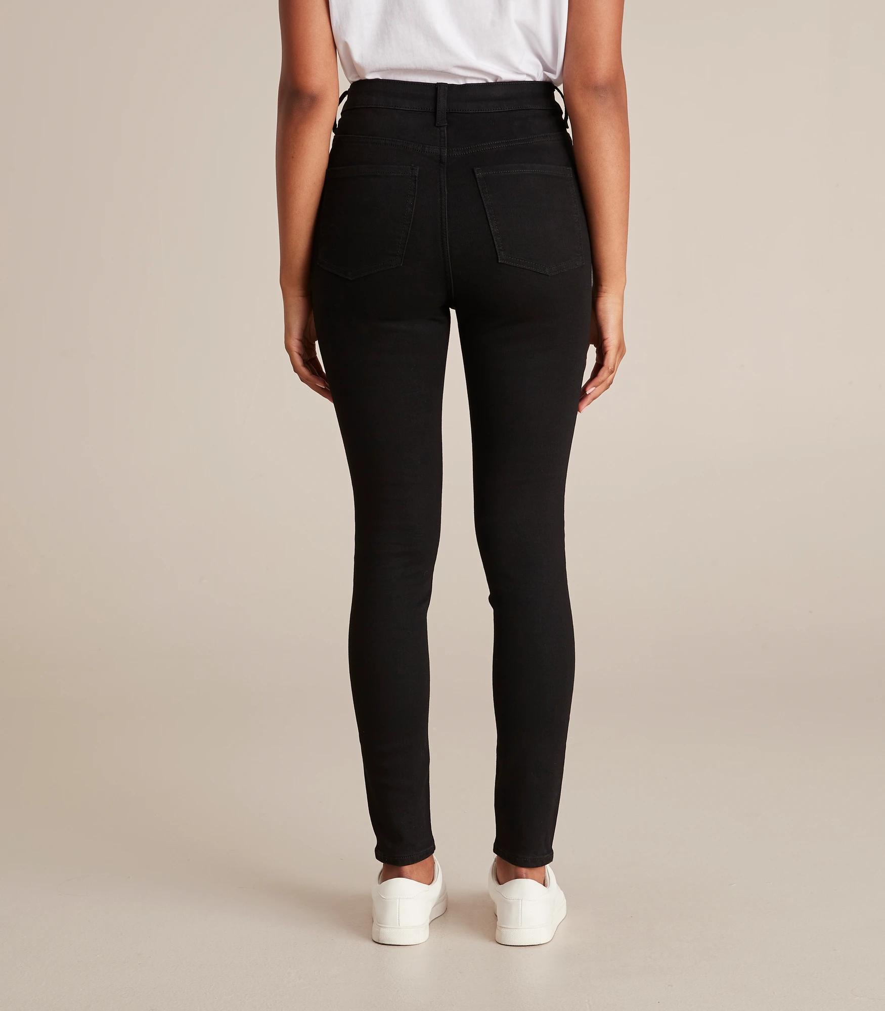 6 Target Sophie Skinny High Rise Full Length Denim Jeans BLACK, 6 of 6