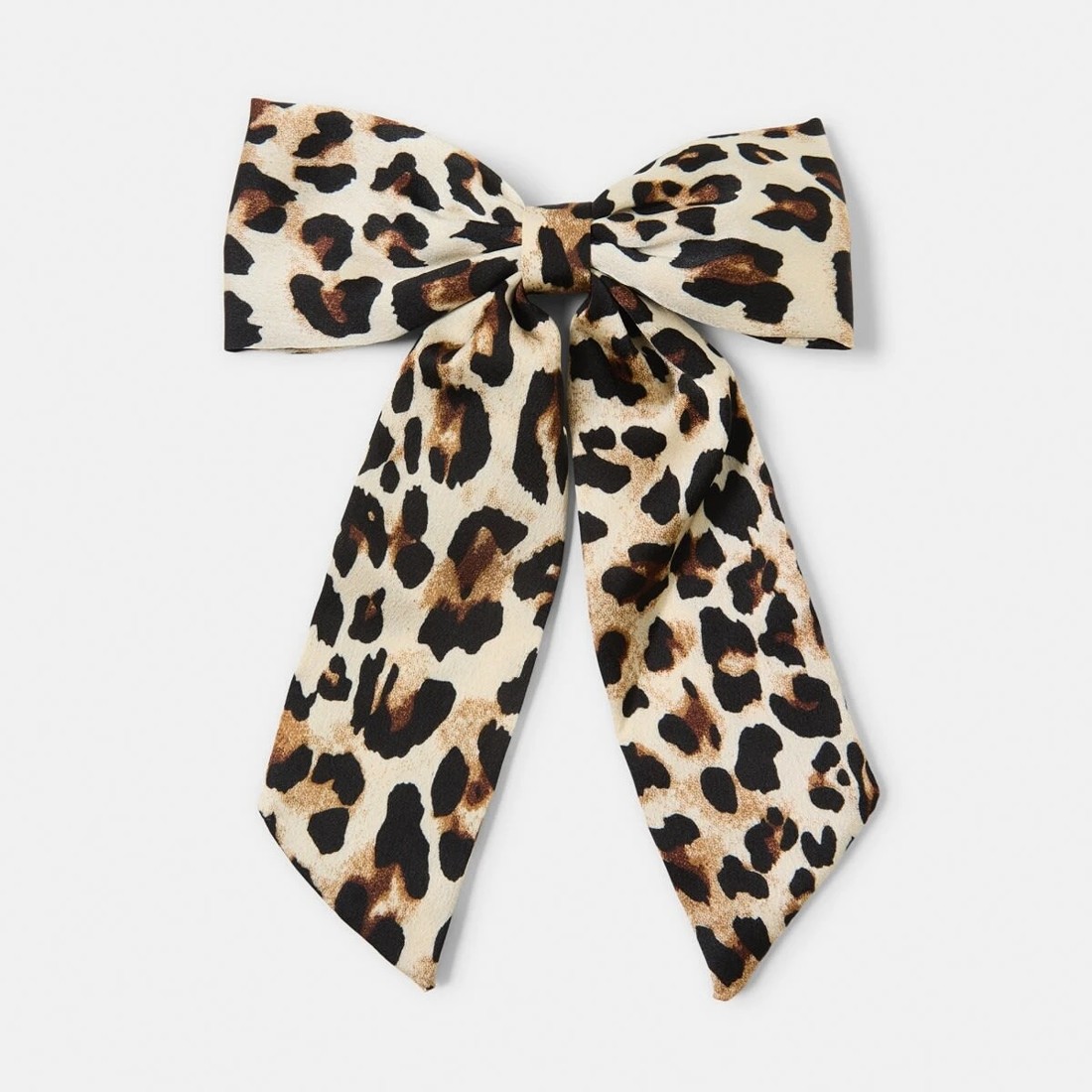 1 Leopard Large Bow Hair Clip, 1 of 5