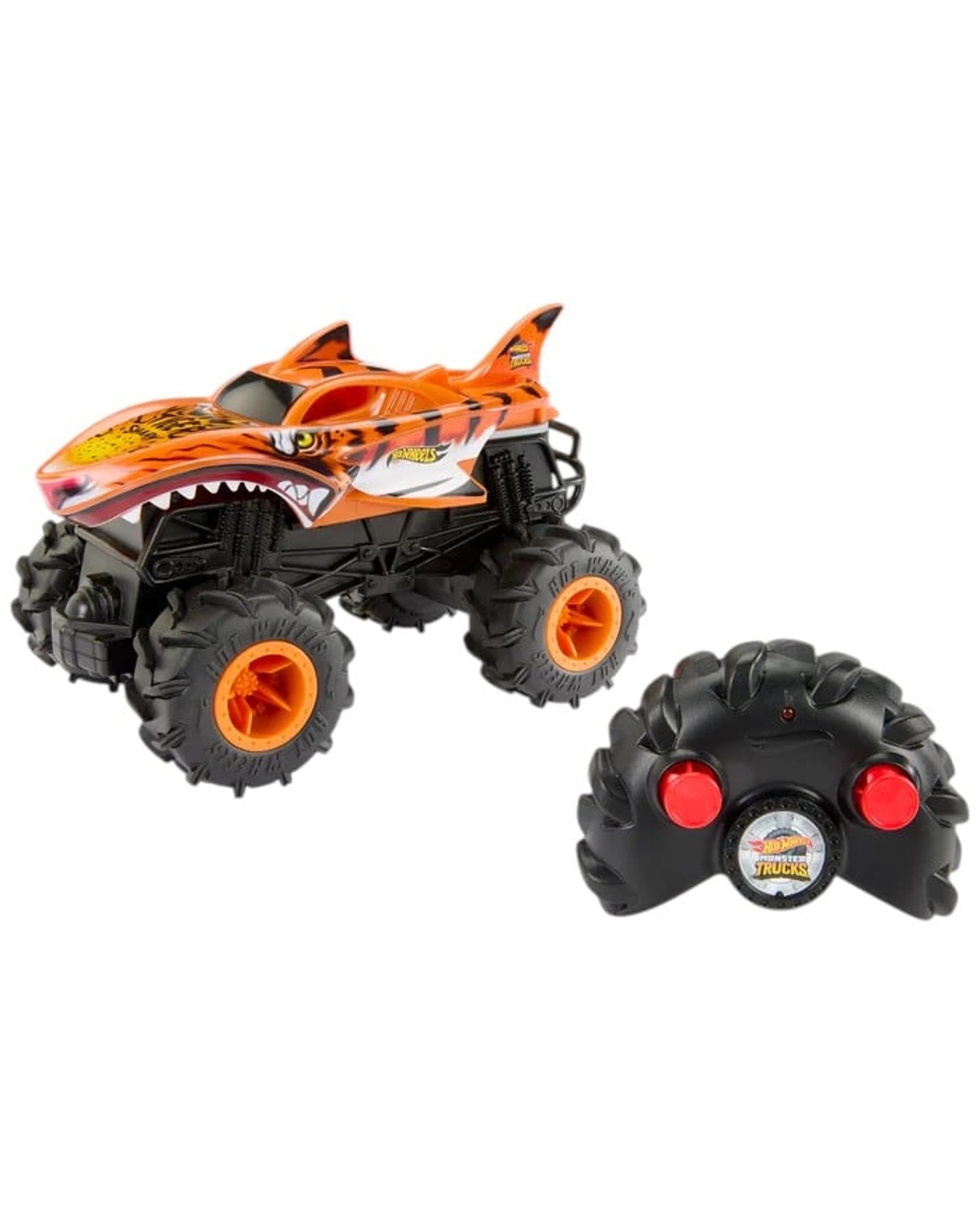 1 Mattel Hot Wheels Monster Trucks RC 1:24 HW Tiger Shark, 1 of 2