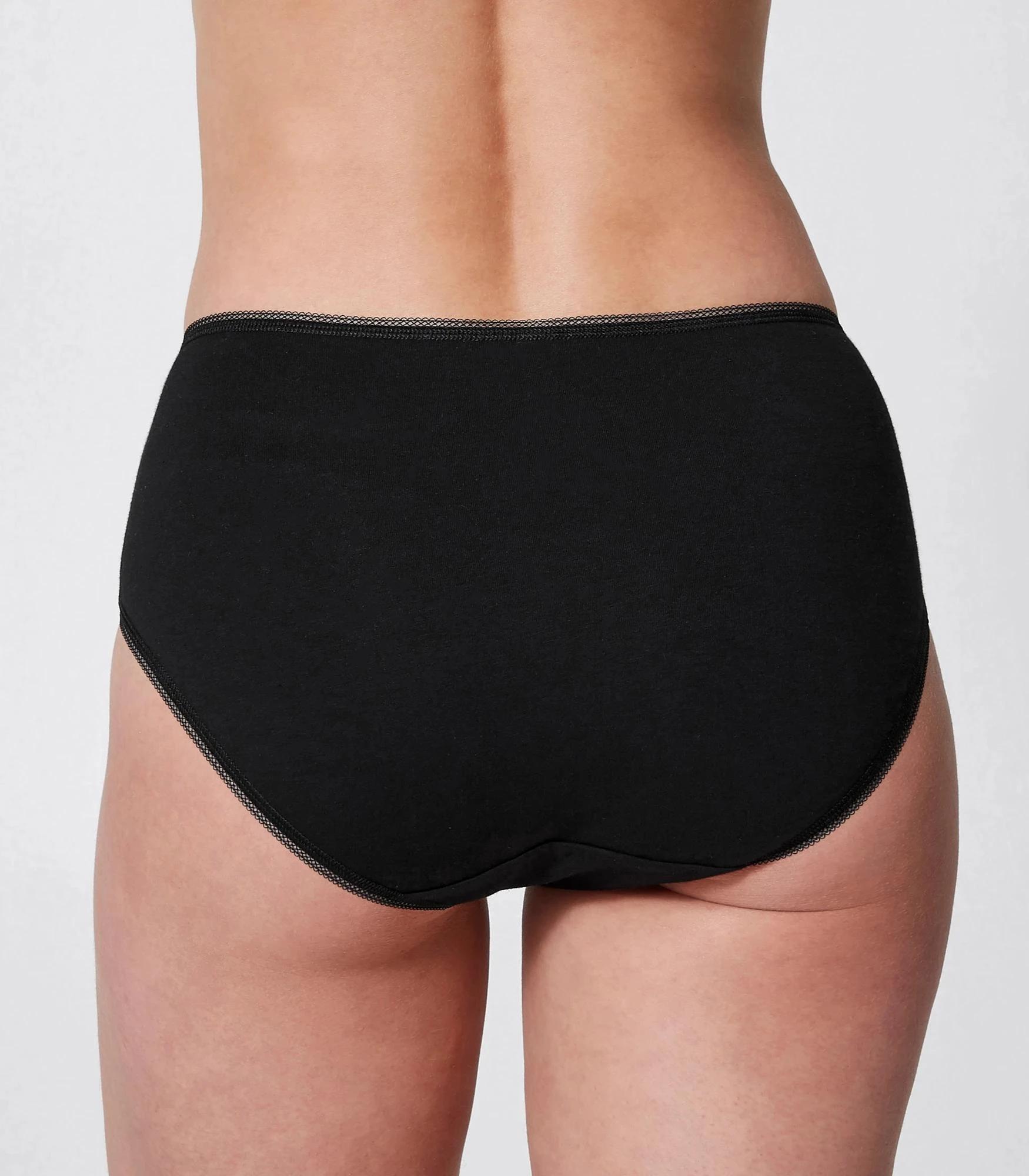 5 Target 5 Pack Cotton/Elastane Midi Briefs BLACK, 5 of 5