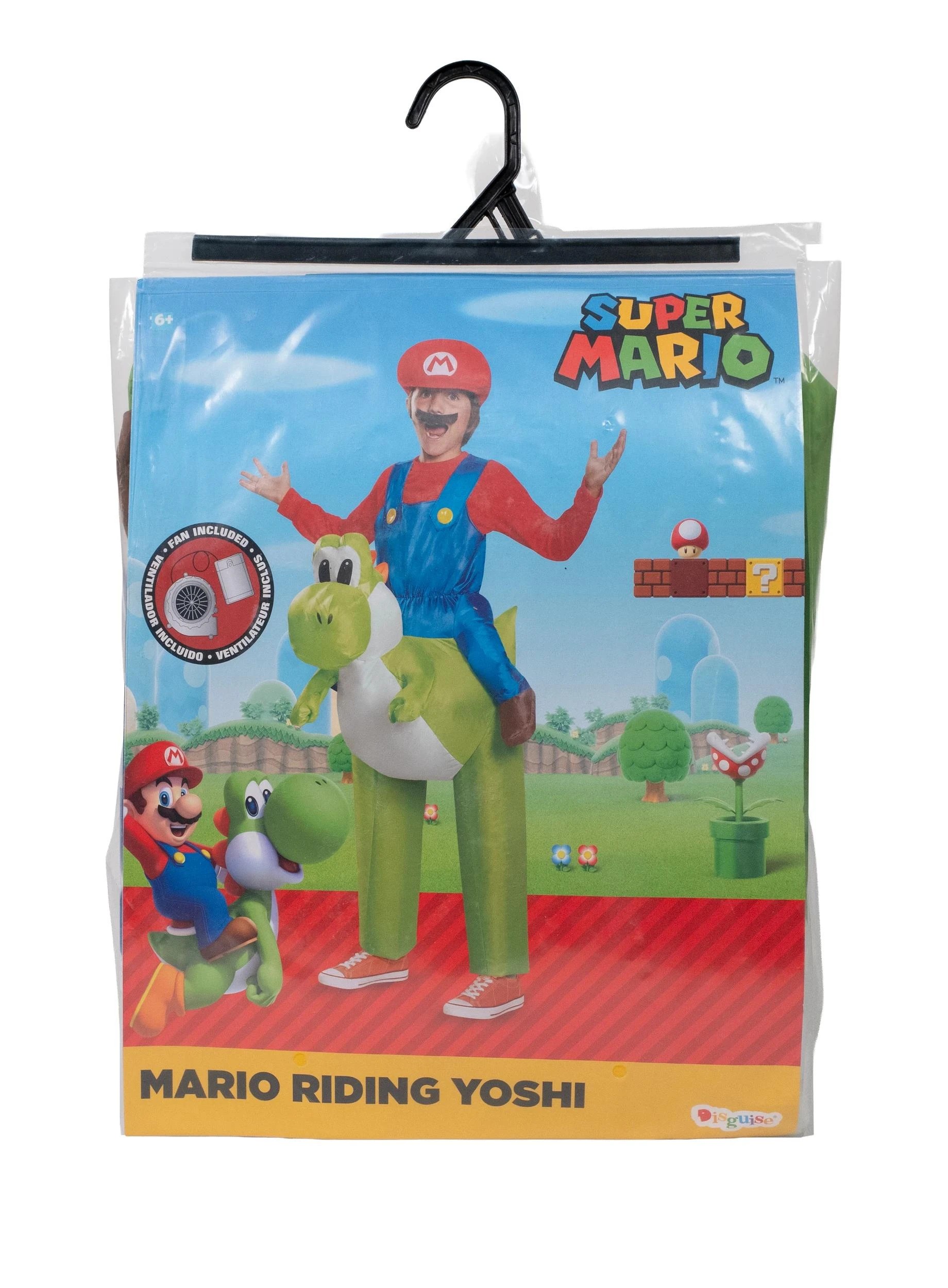 3 Mario Riding Yoshi Inflatable Child Costume - Multi, 3 of 4