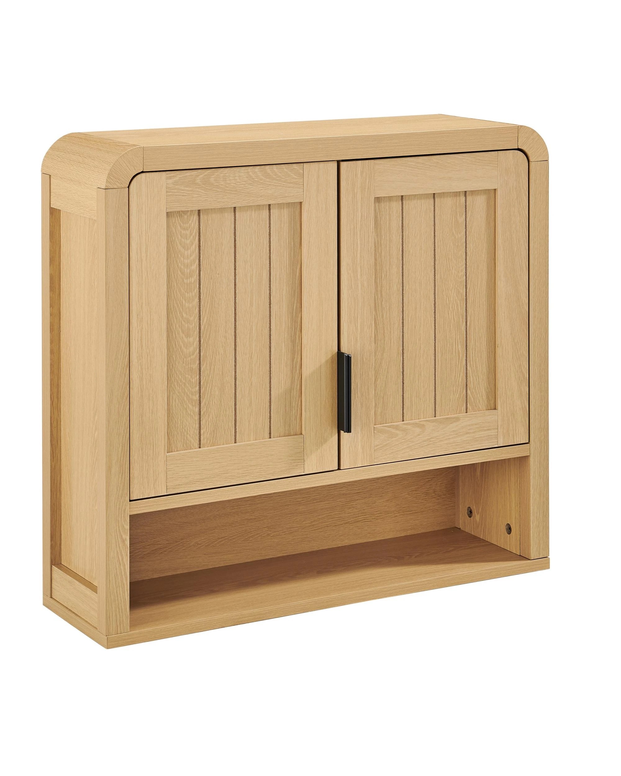 1 Kodu Wall Mount Hanging Cabinet 2 Doors - Natural, 1 of 9