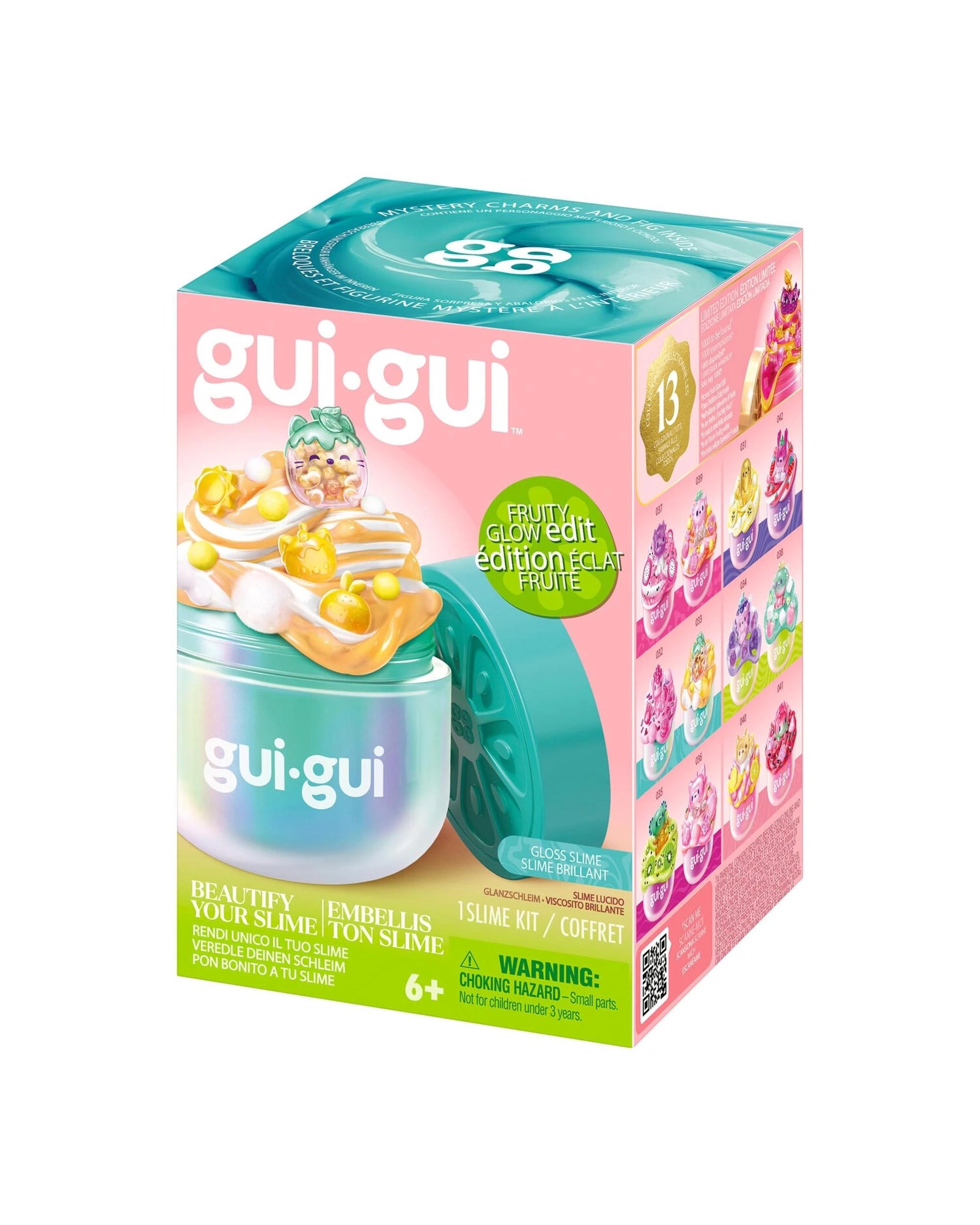 5 Gui Gui Slime Series 2 Fruity Glow Single Pack Assorted, 5 of 9