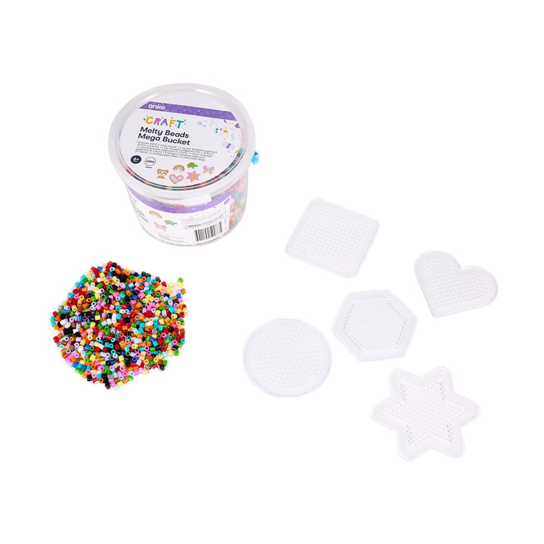 3 6000 Piece Melty Beads Mega Bucket, 3 of 10