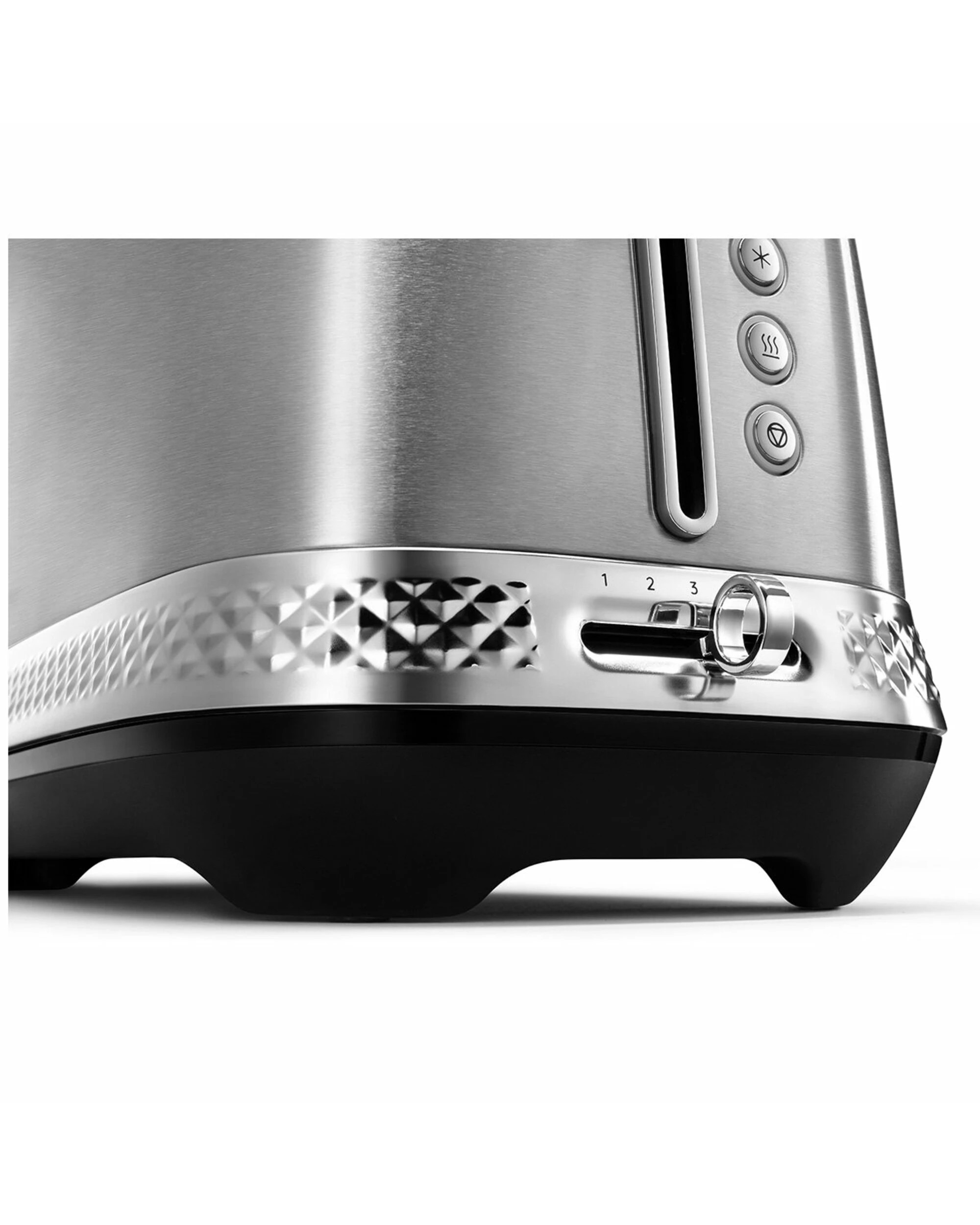 4 De'Longhi Diadema Long Slot Toaster Platinum, 4 of 5