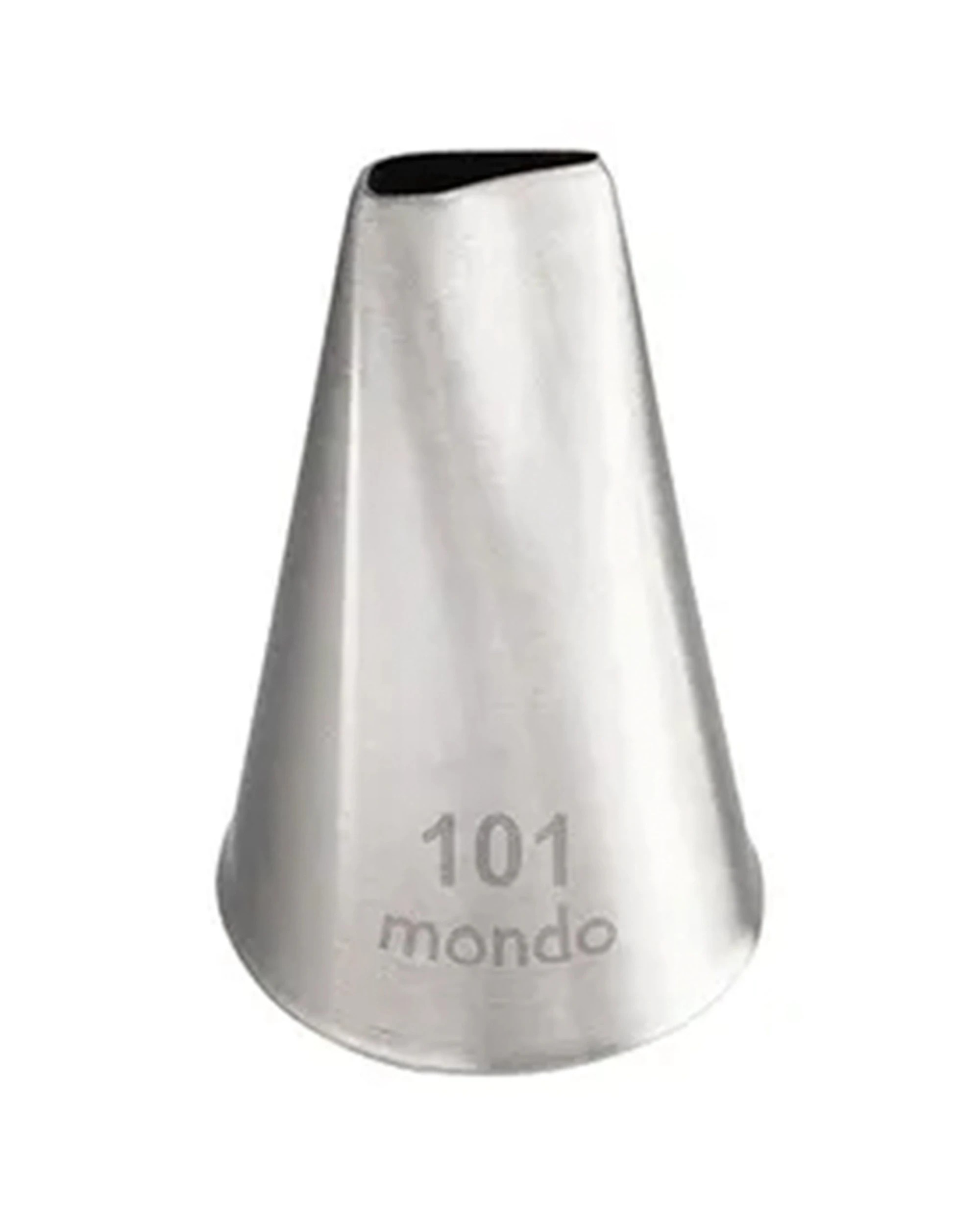 1 Mondo Rose Piping Tip Stainless Steel Professional Cake Decorating Tip - Silver, 1 of 3