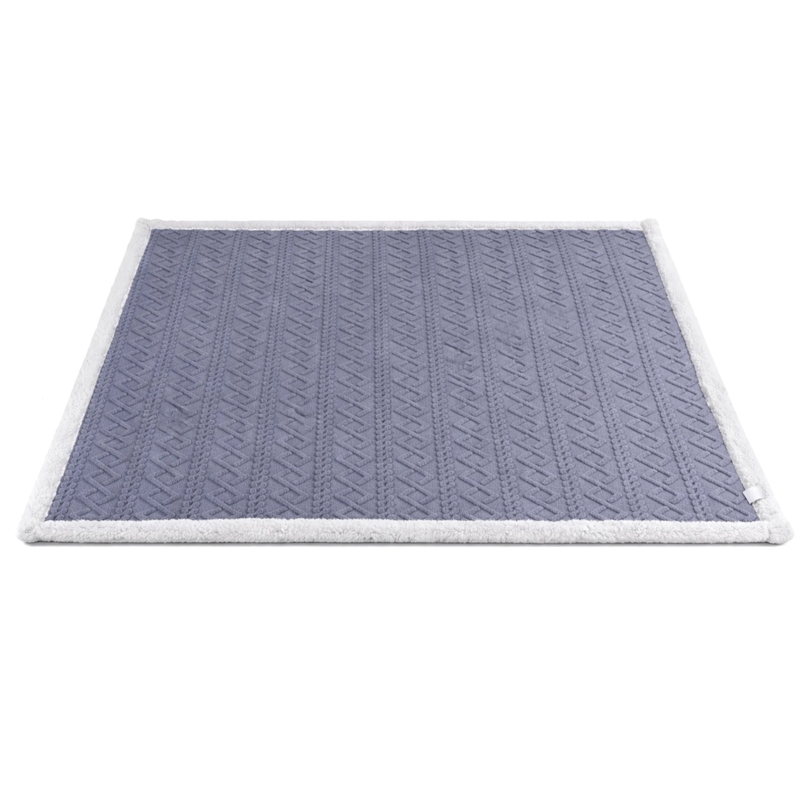 3 Giselle Bedding Giselle 203x230cm Throw Blanket Double-Sided Fleece Lightweight For Sofa Couch - Blue, 3 of 8