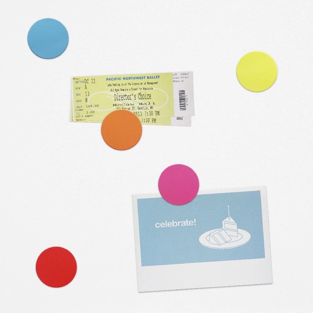 2 Three By Three Jumbo Colour Dot Magnets 12 Pack, 2 of 2