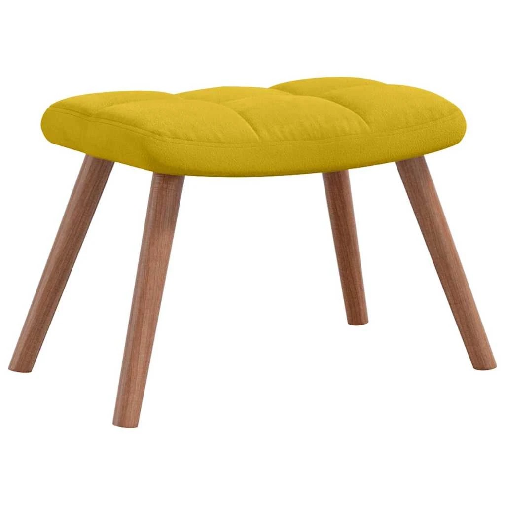 8 vidaXL Relaxing chair Footrest - Yellow, 8 of 9