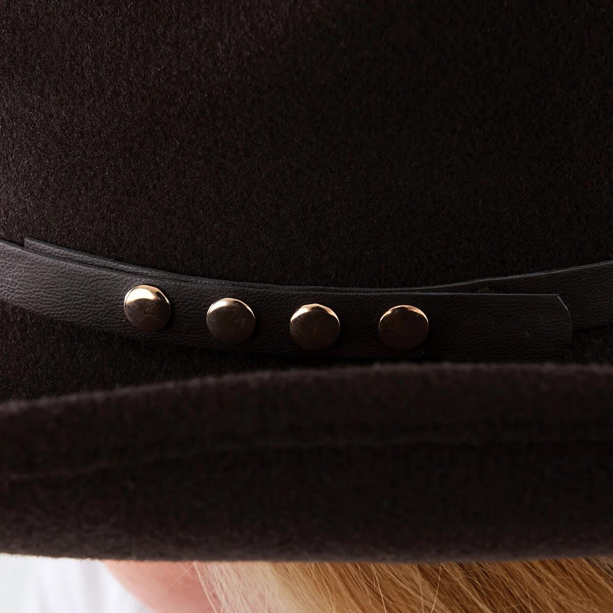 4 Trim Cowboy Hat Chocolate, 4 of 4