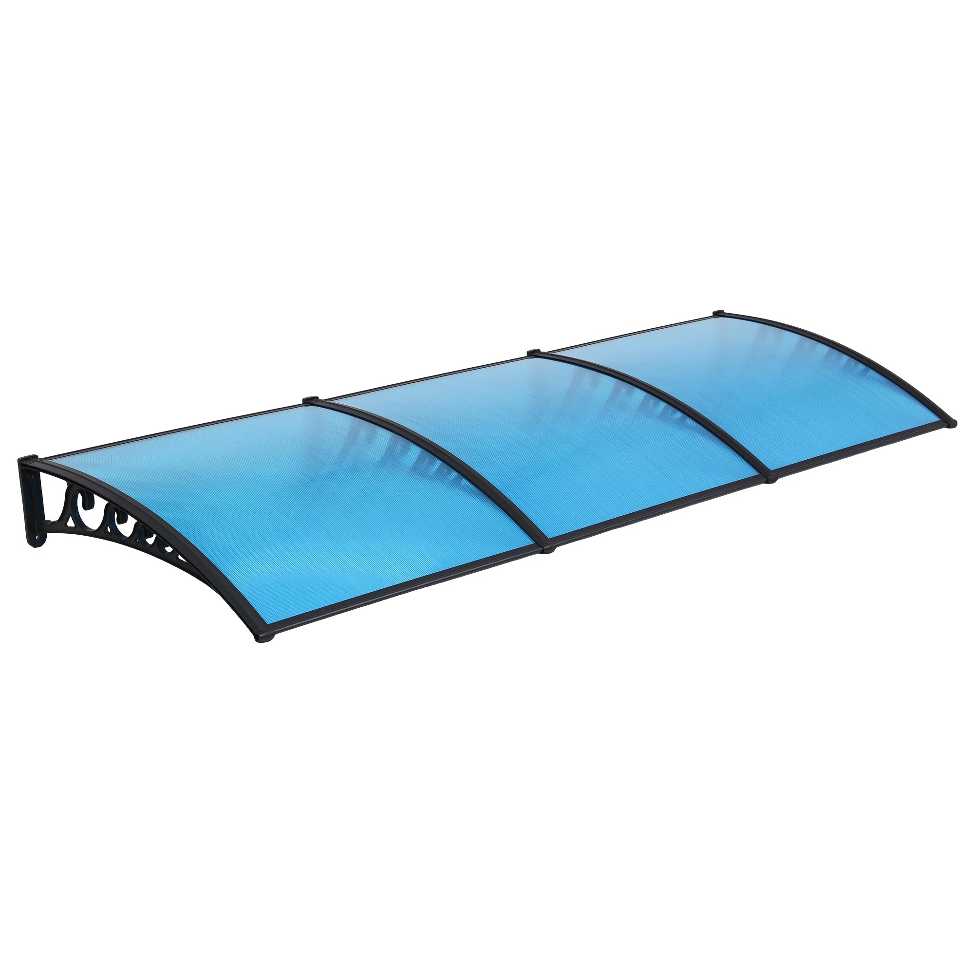 1 Instahut Window Door Awning 1mx3m - Blue, 1 of 9