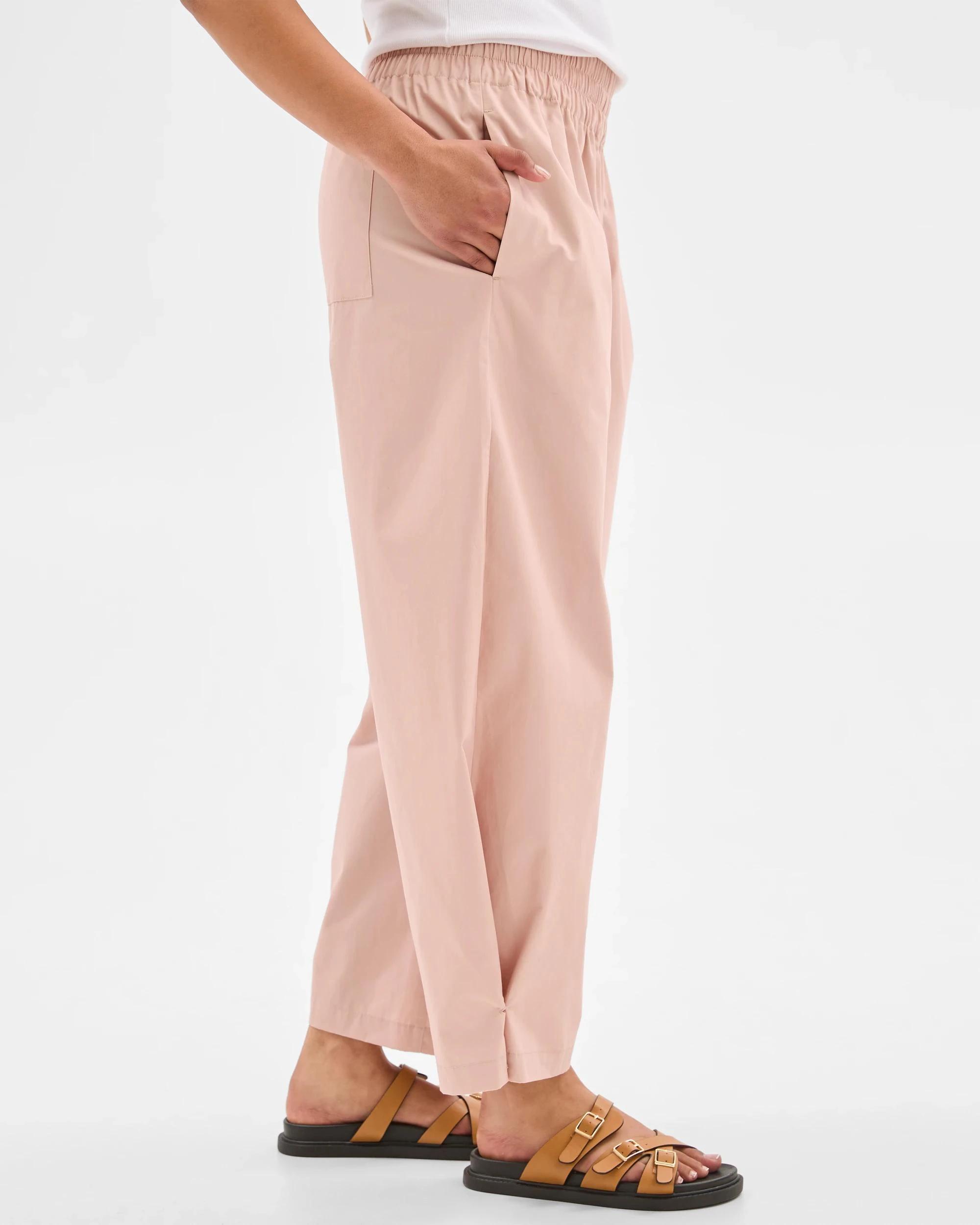 4 Target Button Hem Pants PINK SAND, 4 of 5