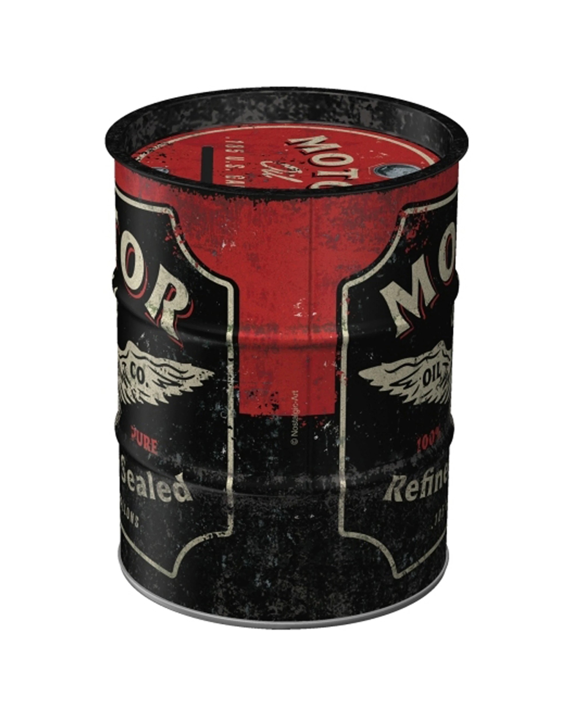 3 Nostalgic-Art Storage Money Box - Oil Barrel Motor Oil - Multi, 3 of 3
