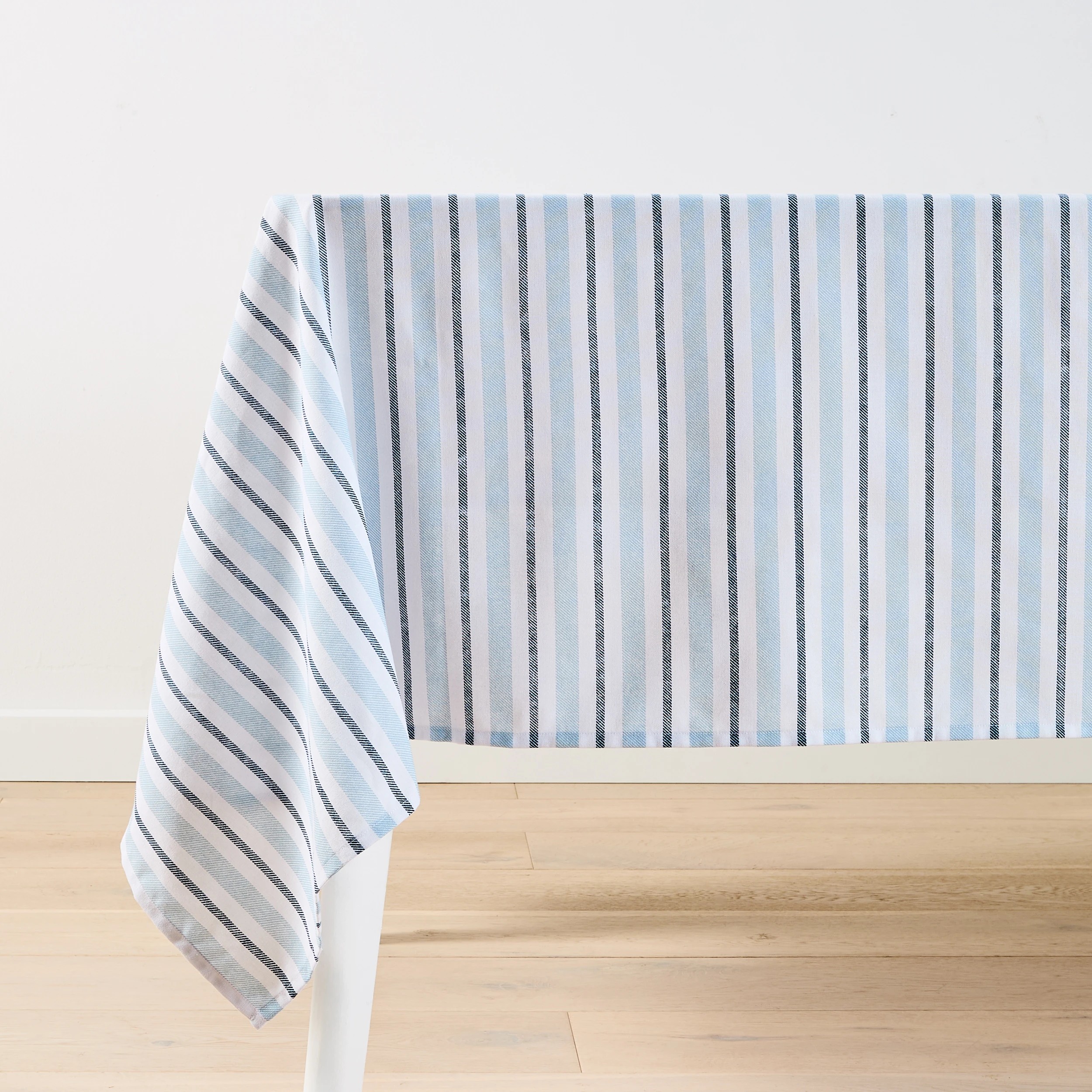 3 Blue Stripe Tablecloth, 3 of 5