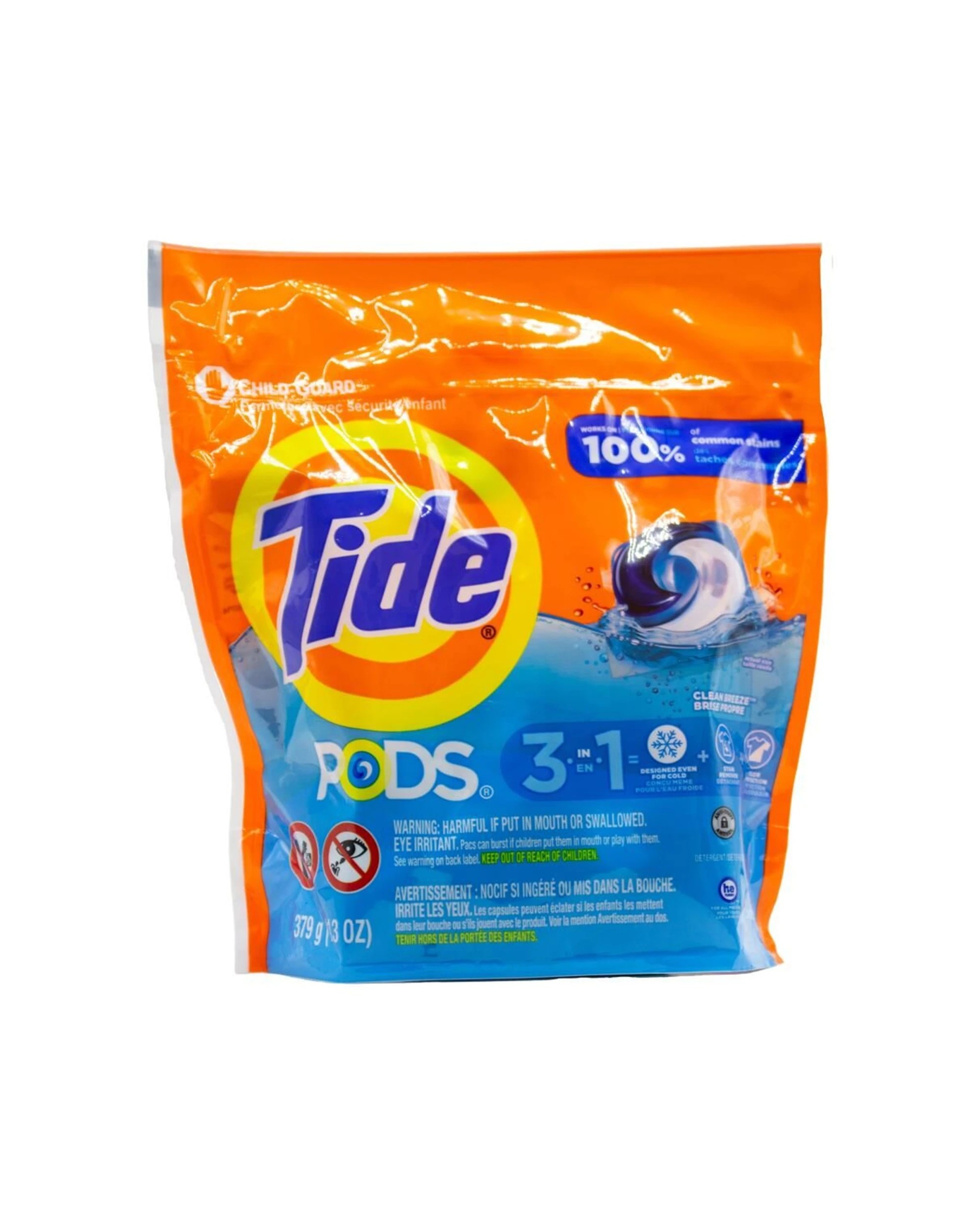 2 Tide PODS Laundry Detergent Pacs 3in1 96pc Clean Breeze Powerful Clean - Assorted, 2 of 3