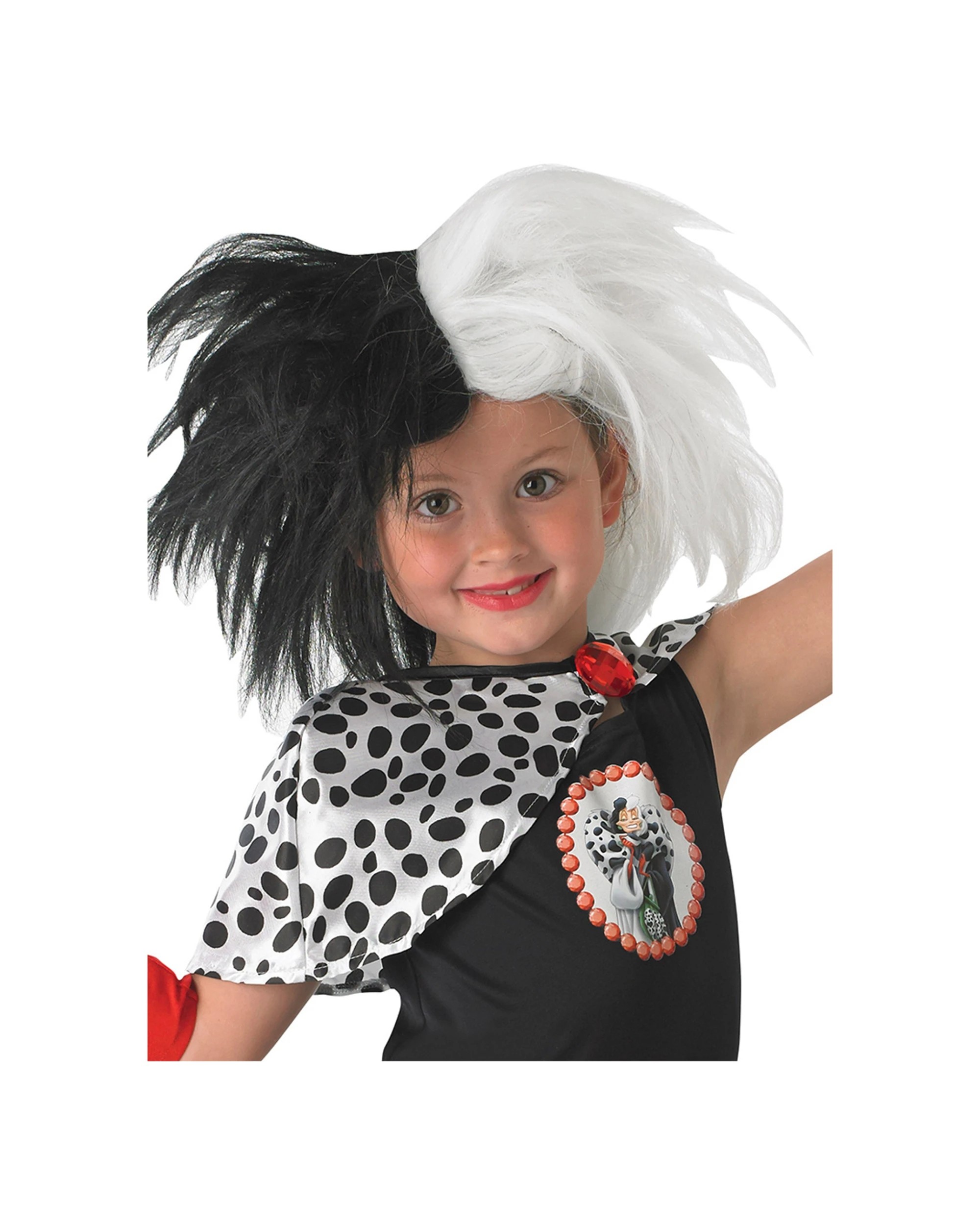 3 Disney Cruella De Vil Deluxe Kids Costume Size S - Multi, 3 of 4