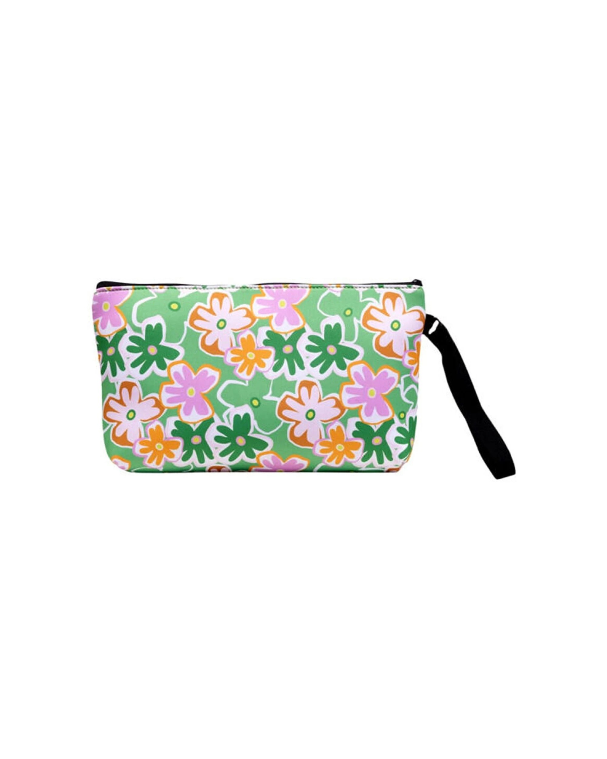 2 Splosh 2PK Summer Pop Neoprene Travel Pouch Makeup Cosmetic Bag 20x31cm - Green, 2 of 4
