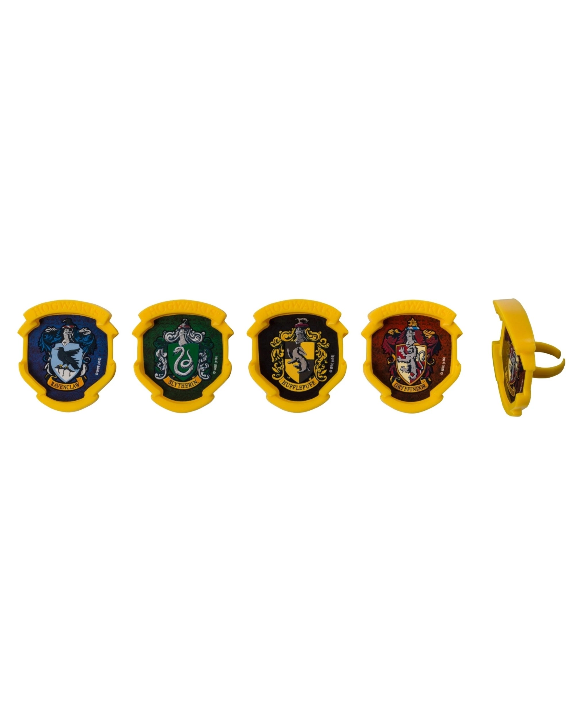 2 DecoPac Harry Potter Hogwarts Houses Cupcake Rings Pack of 12 - Multi, 2 of 2
