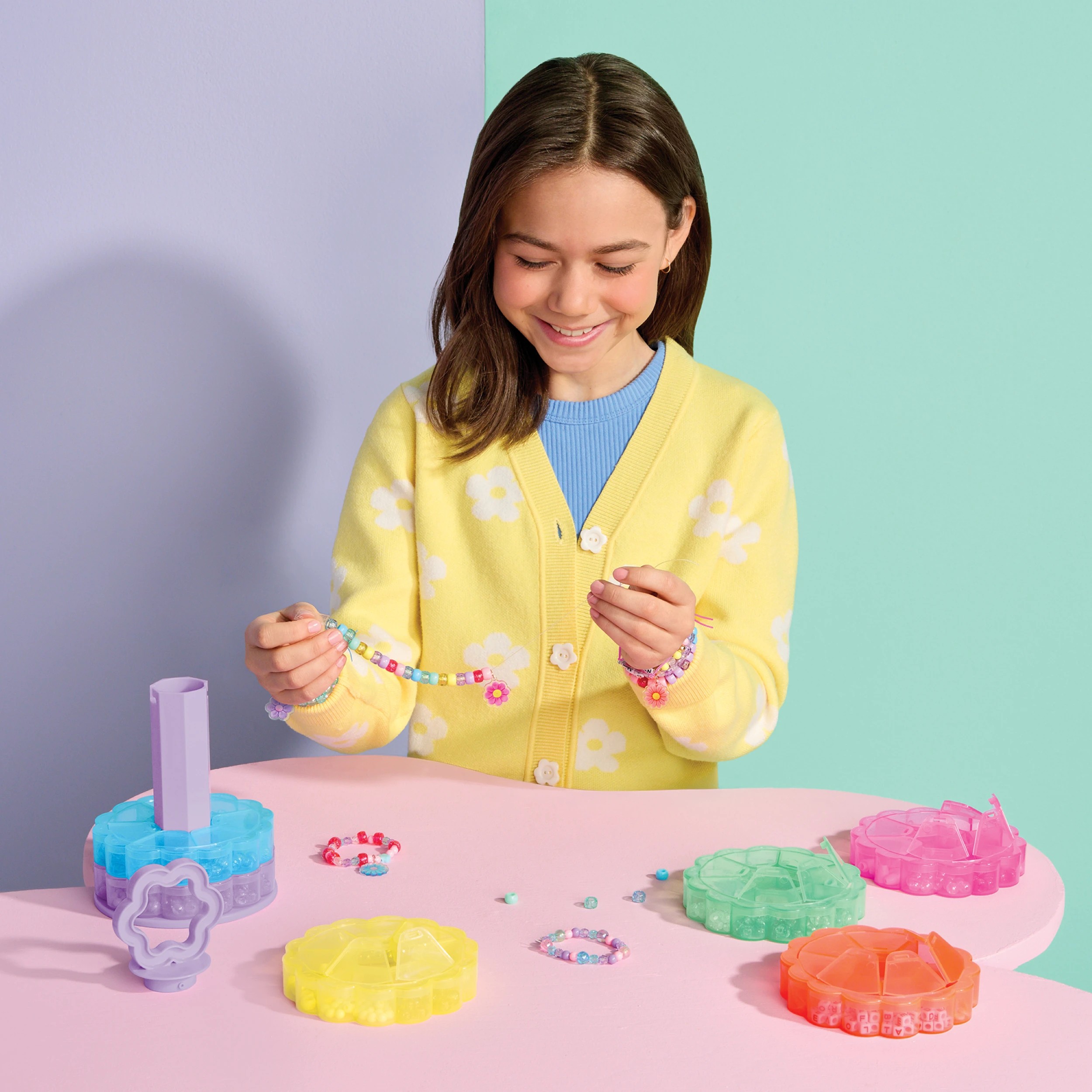 6 Make It Real Flower Tower Bead Storage - Multi, 6 of 6